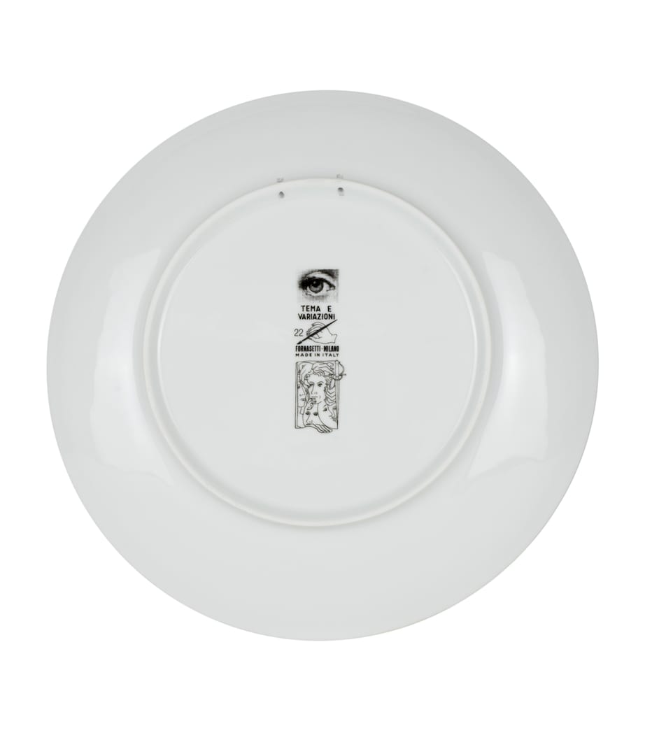 Fornasetti Tema e Variazioni No. 22 Wall Plate (26cm) Image 2