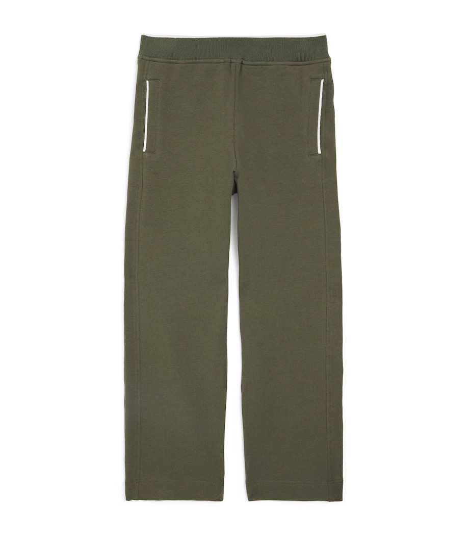 Stretch-Cotton Logo Sweatpants (4-16 Years) 3325DARK GREEN Image 1