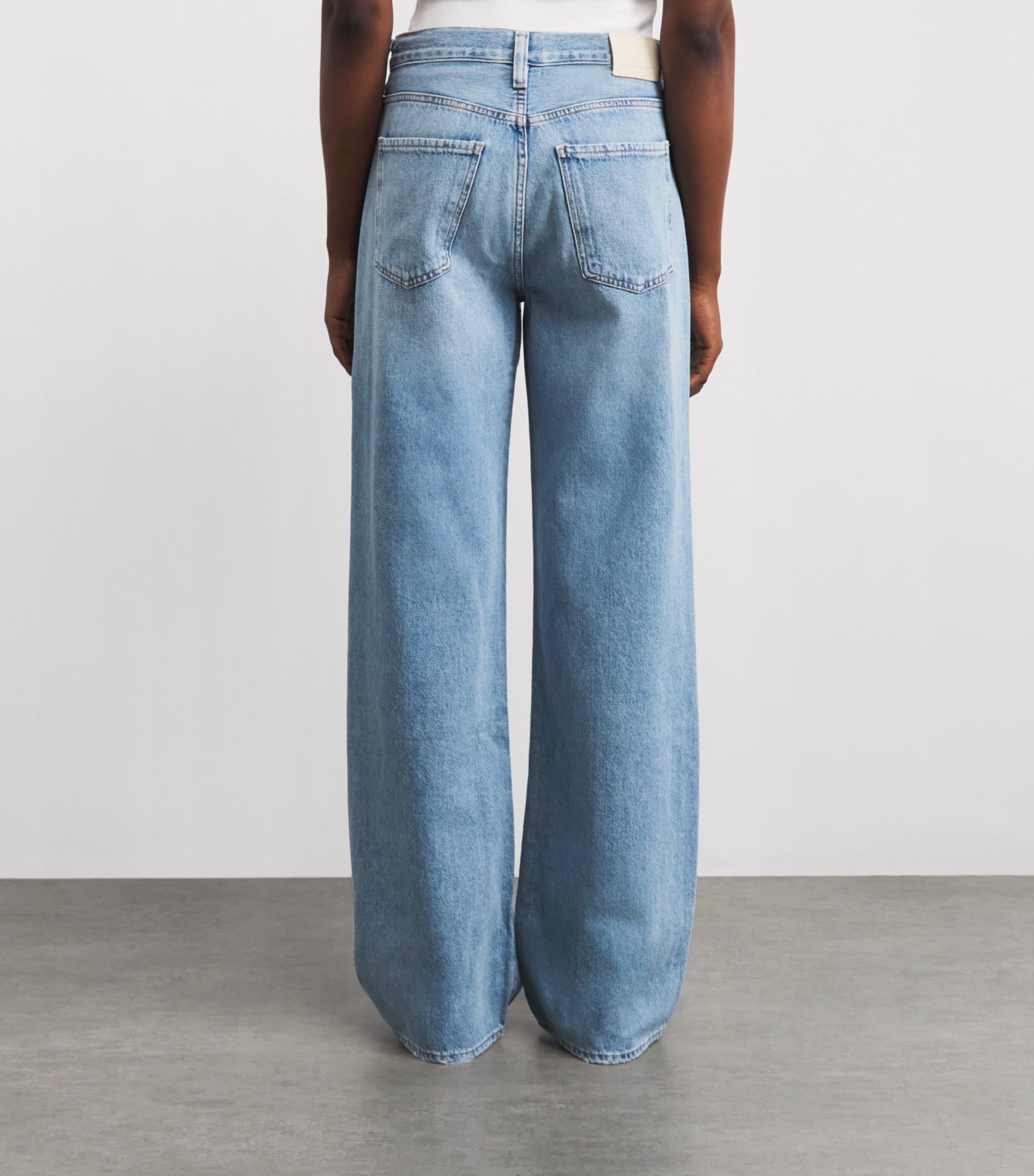 Citizens of Humanity Womens Annina Wide-Leg Jeans Ritual Lt Indigo Image 5