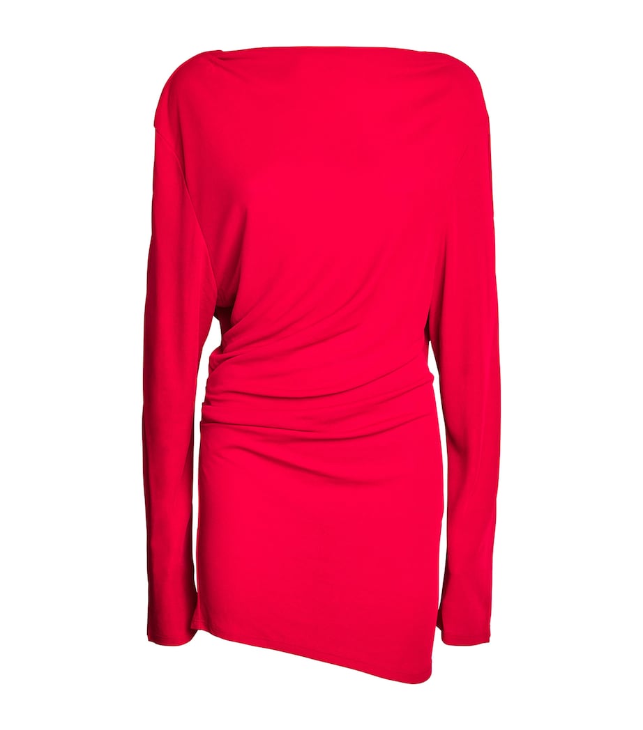 Jacquemus Womens Jersey The Croisière Mini Dress Red Image 1