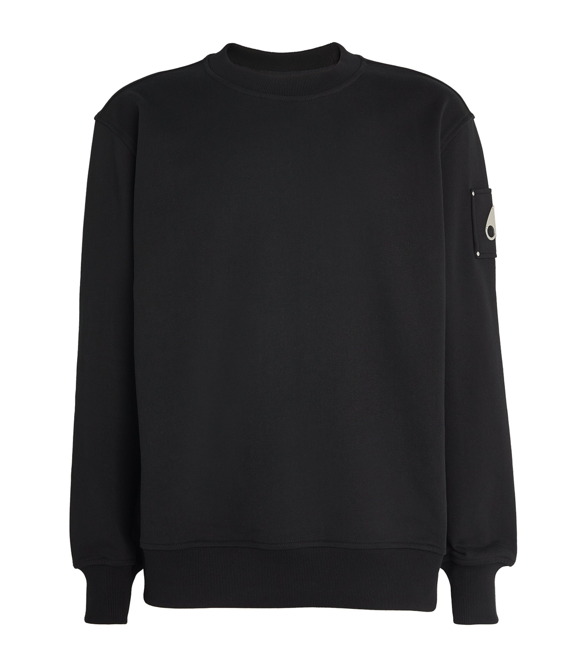 Moose Knuckles Snyder Round-neck Sweater In Black