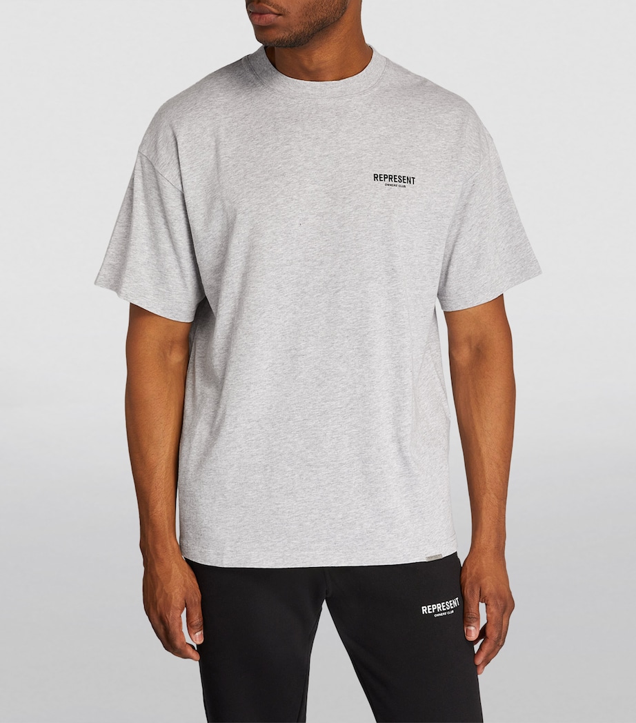 Owners Club T-Shirt ASH GREY/BALCK Image 3