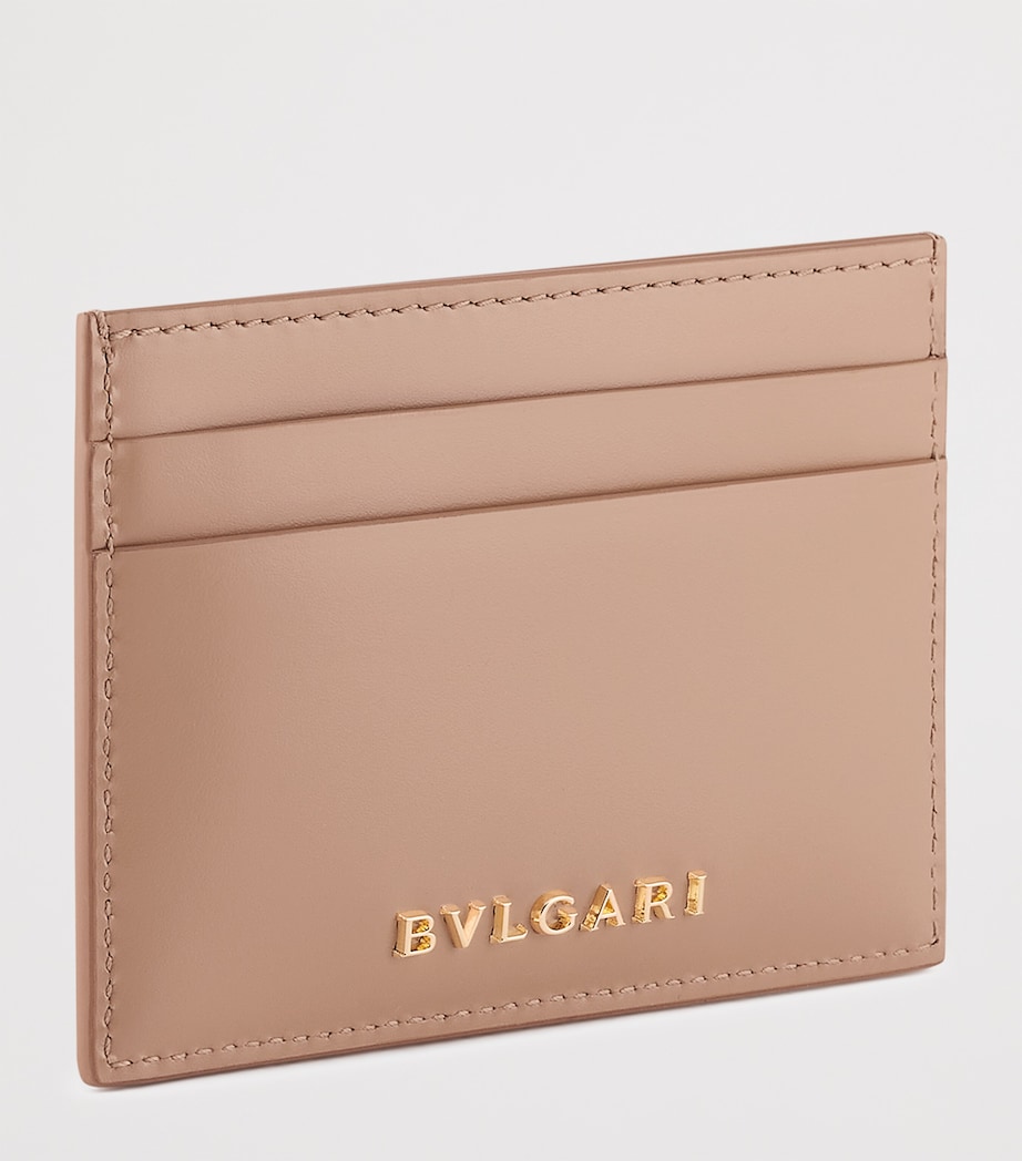 Leather Serpenti Forever Card Holder BEIGE MEDIUM Image 3
