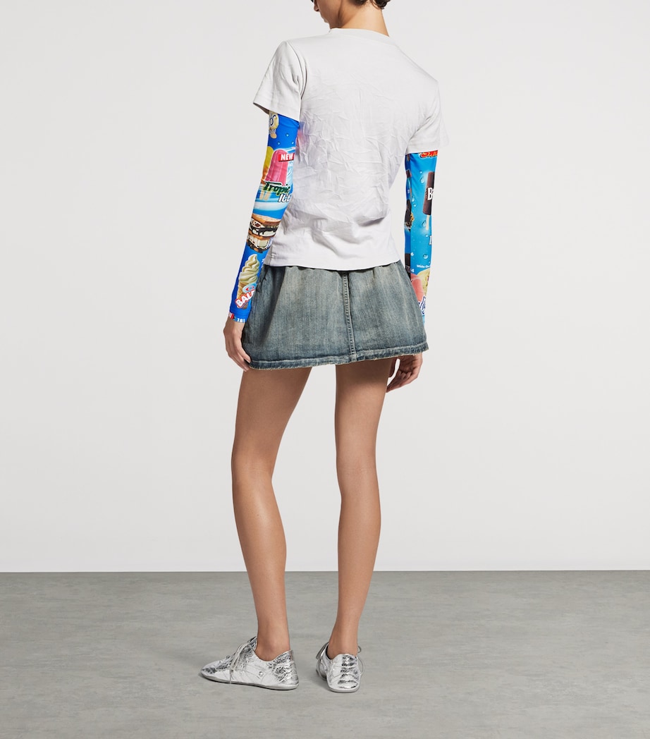 Double-Sleeved Logo T-Shirt 9059 Image 3