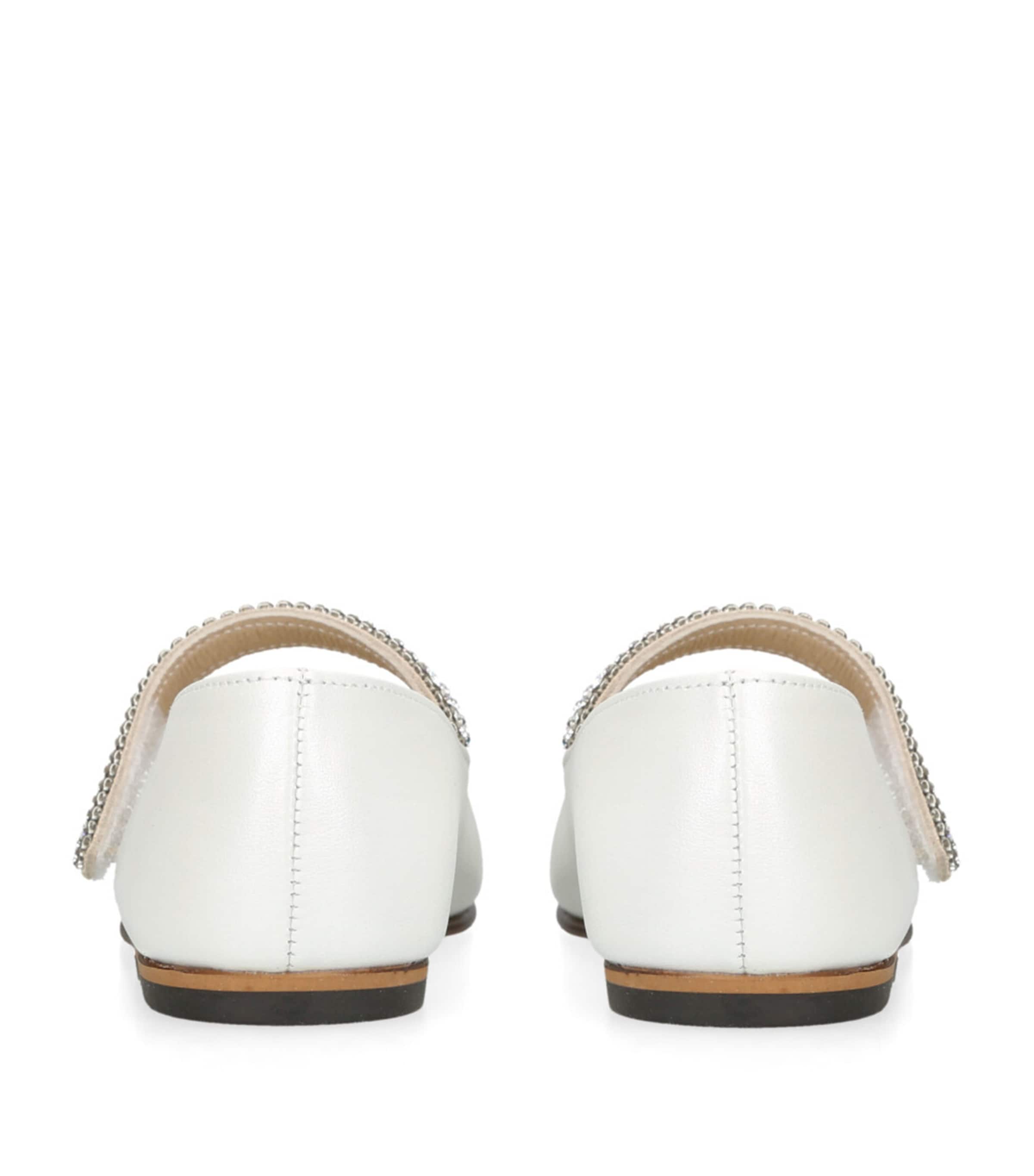 Crystal-Strap Ballet Flats CHAMPAGNE Image 2