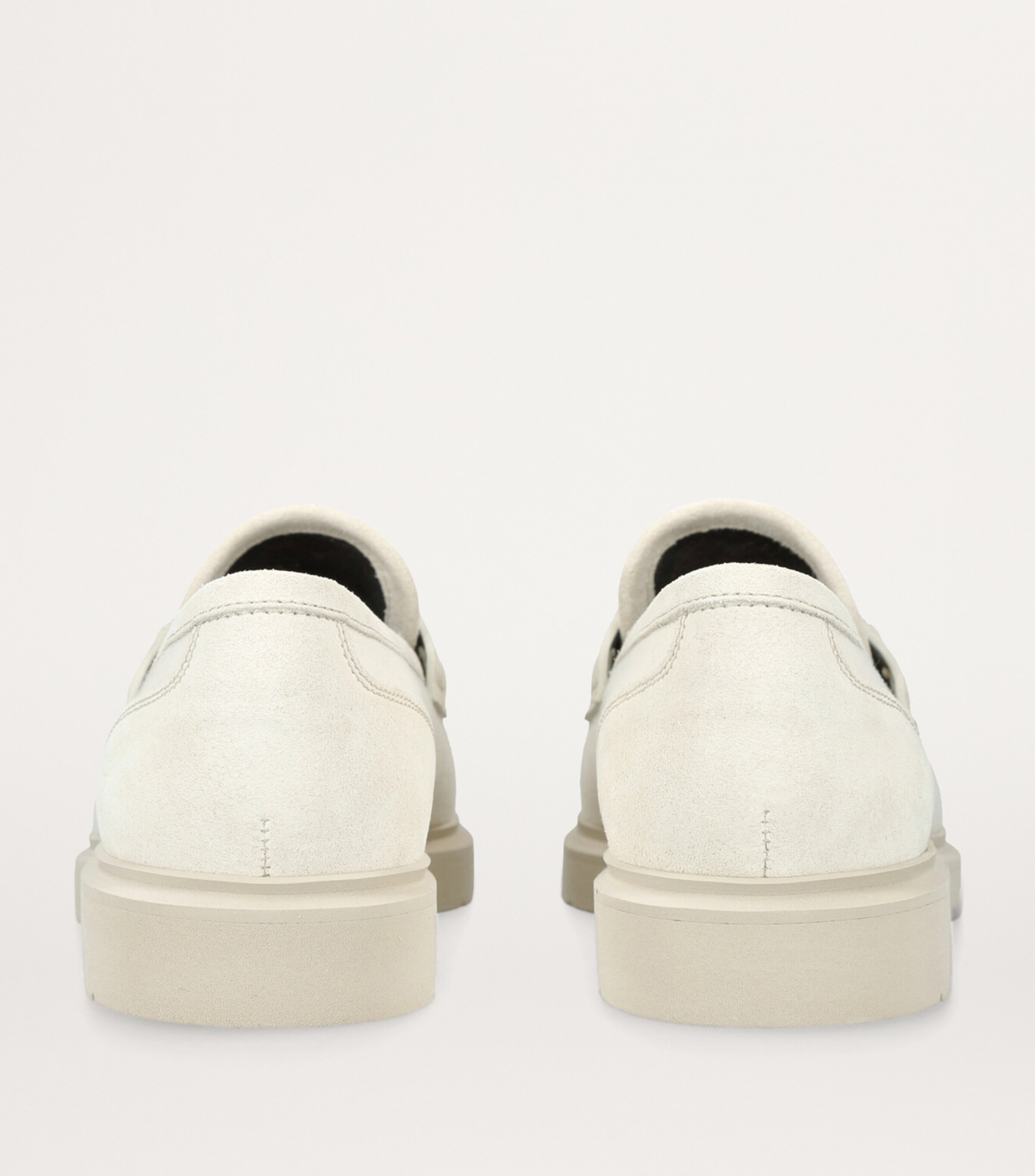 Leather Monili Penny Loafers BEIGE Image 2