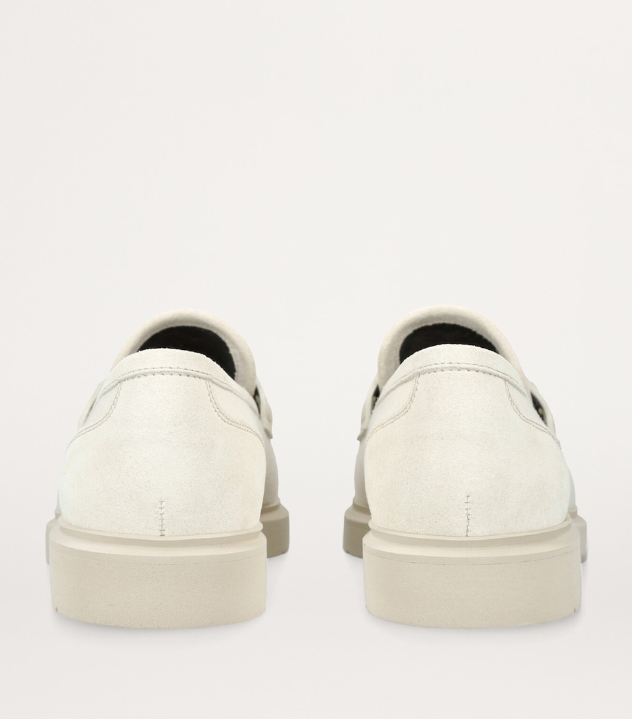 Leather Monili Penny Loafers BEIGE Image 2