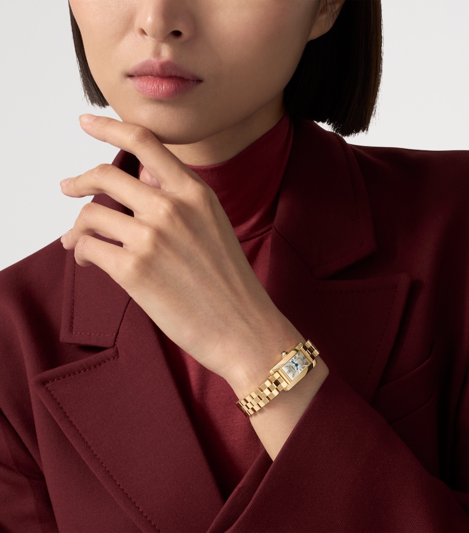 Mini Yellow Gold Tank Américaine Watch 15.2mm YELLOW GOLD Image 2