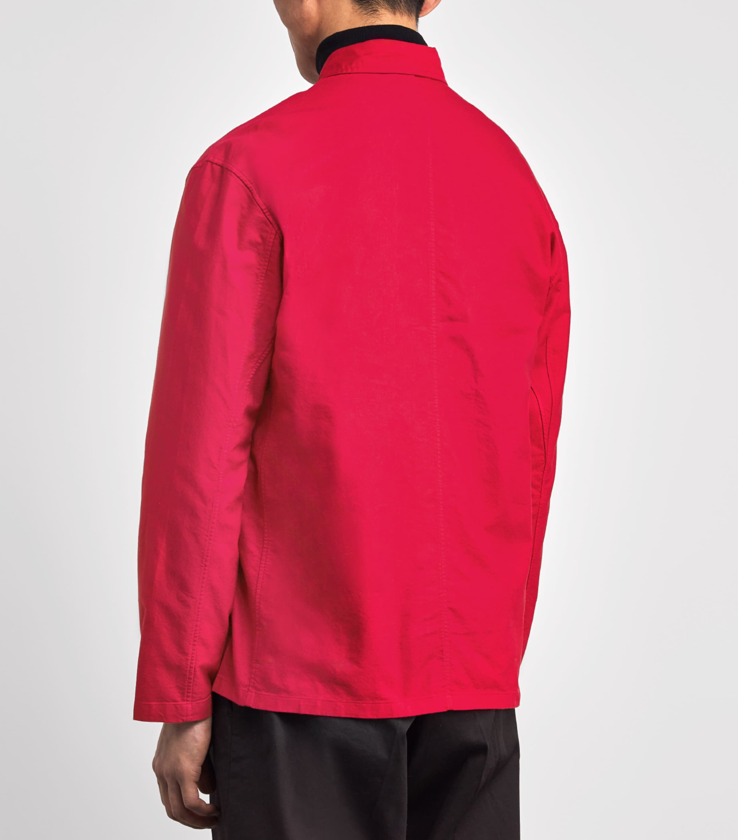 Polo Ralph Lauren Mens Cotton Lunar New Year Overshirt Red Image 4