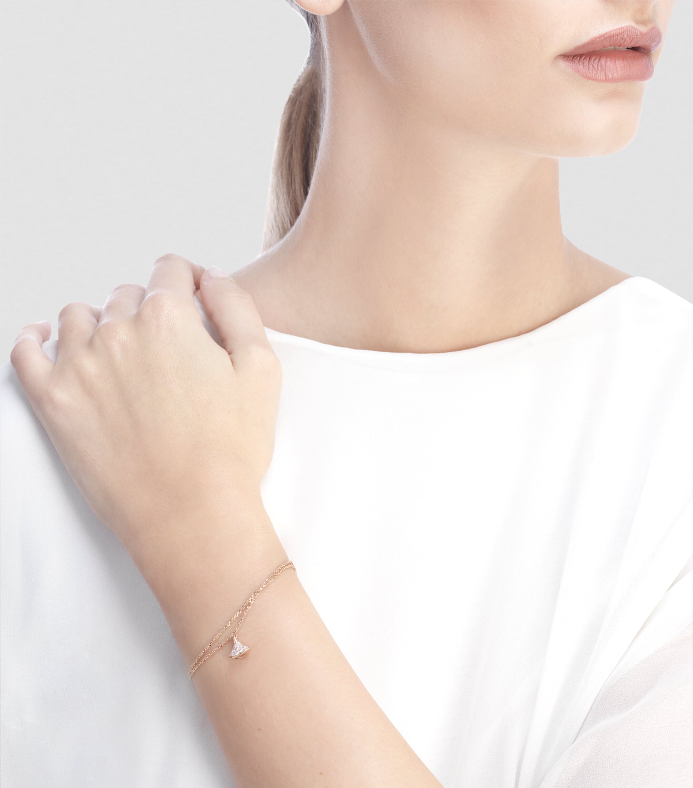 Rose Gold and Diamond Divas' Dream Bracelet PINK GOLD Image 5