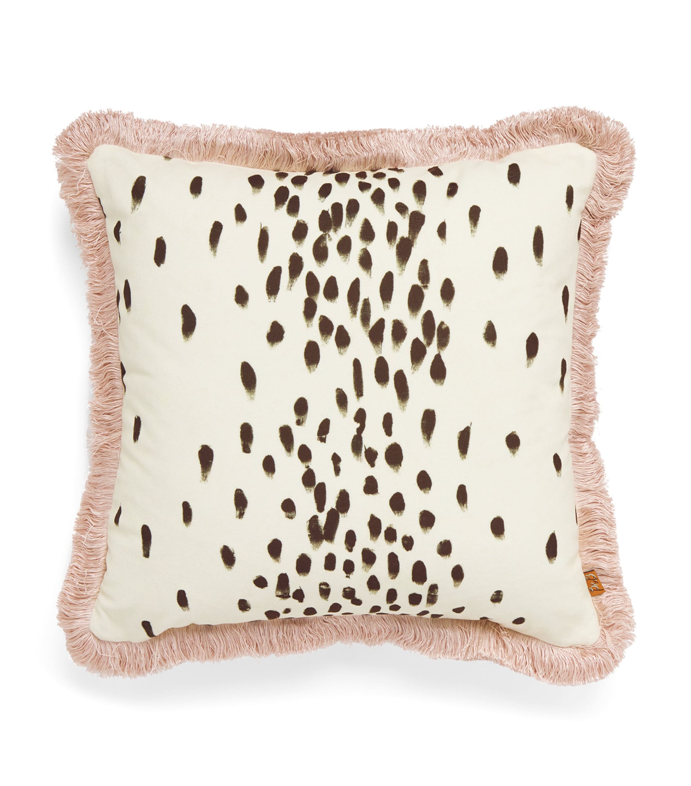 Poodle & Blonde Fringed Dalmation Cushion