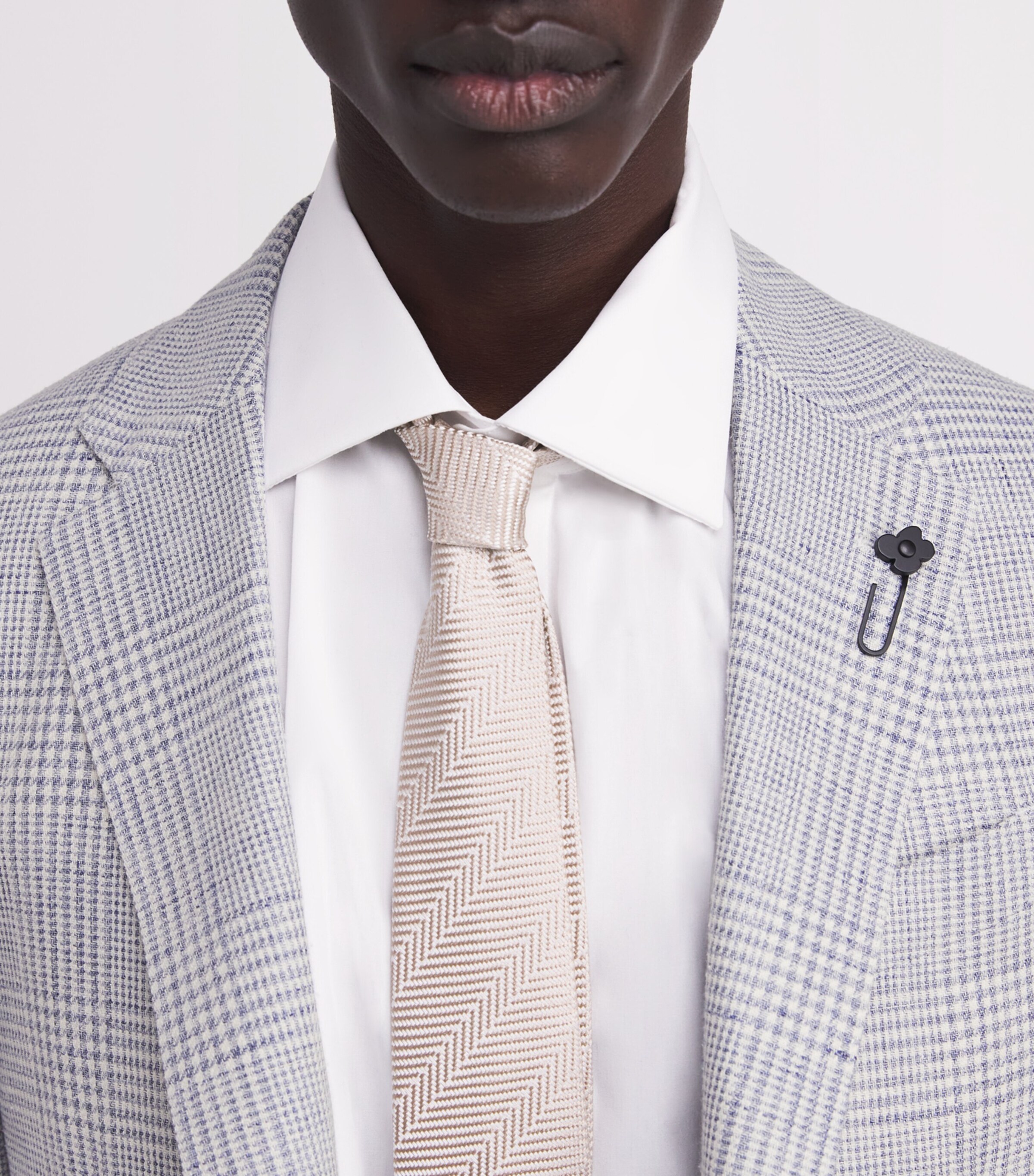 Prince of Wales Check Blazer 161AZ LIIGHT BLUE Image 6