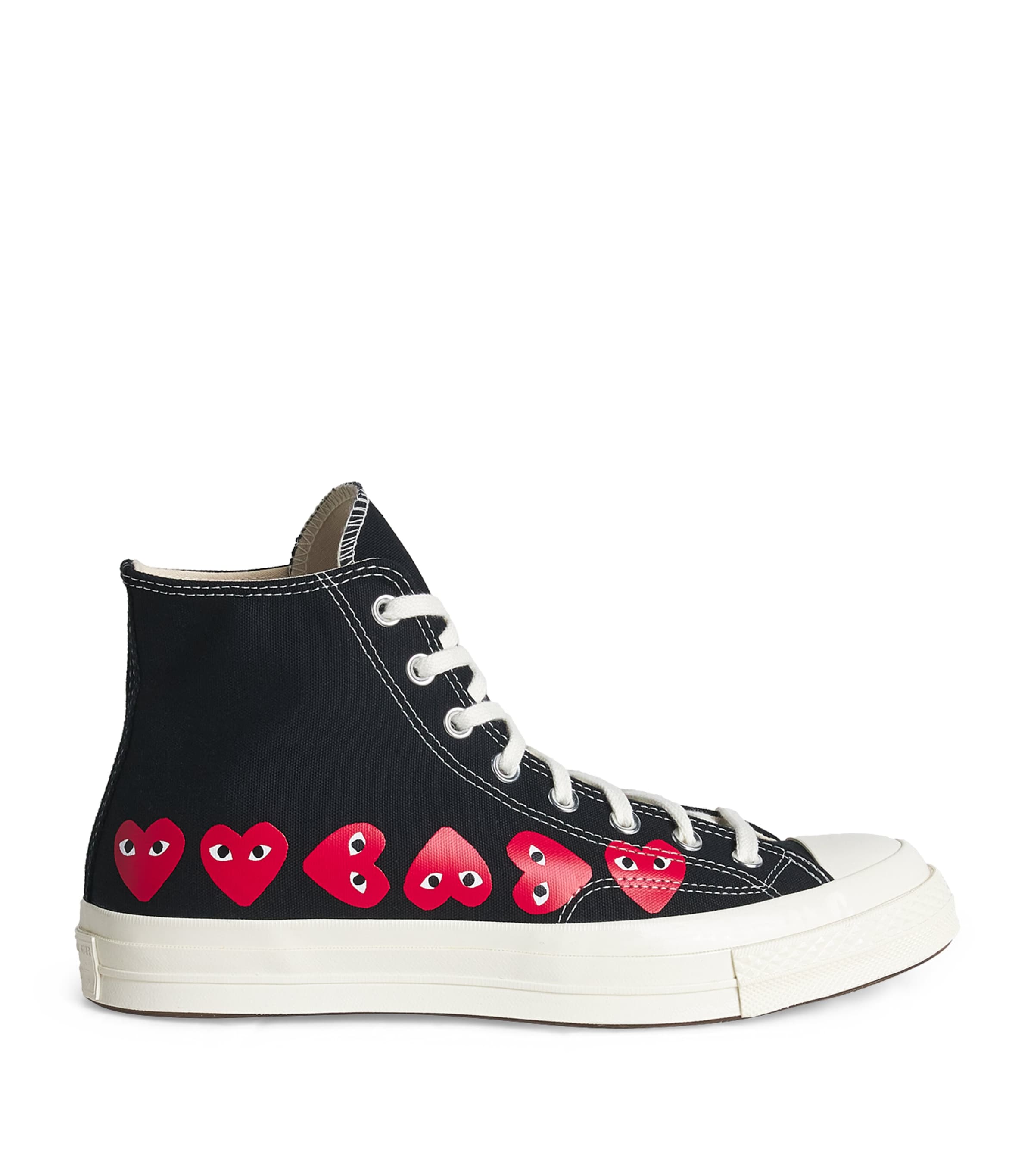 COMME DES GARÇONS X CONVERSE HEART CHUCK TAYLOR ALL STAR '70 HIGH-TOP SNEAKERS