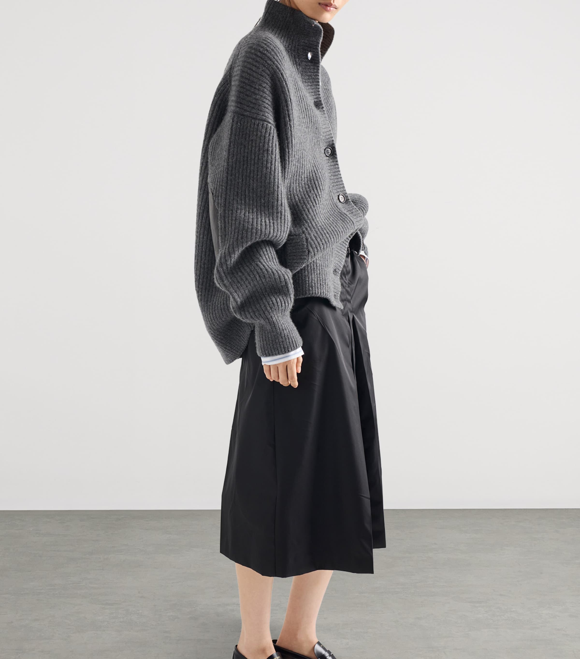 Re-Nylon Flared Skirt F0002 Image 4