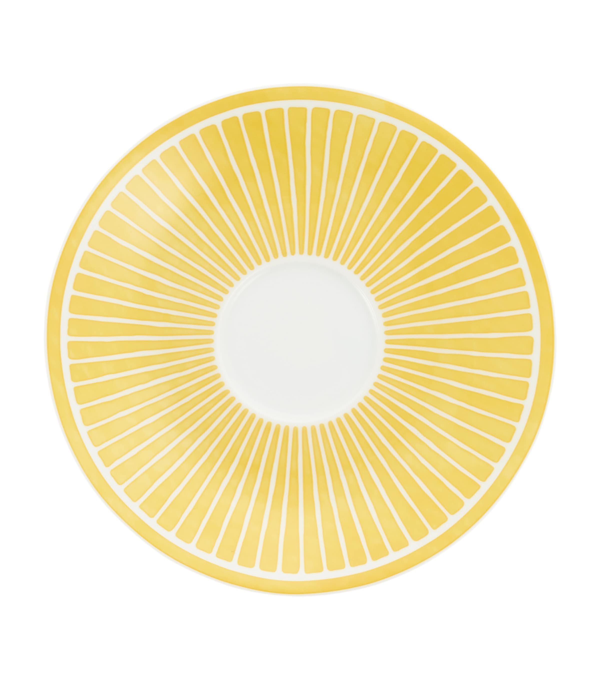 Christofle Porcelain Malmaison Riviera Espresso Cup and Saucer White/yellow Image 5