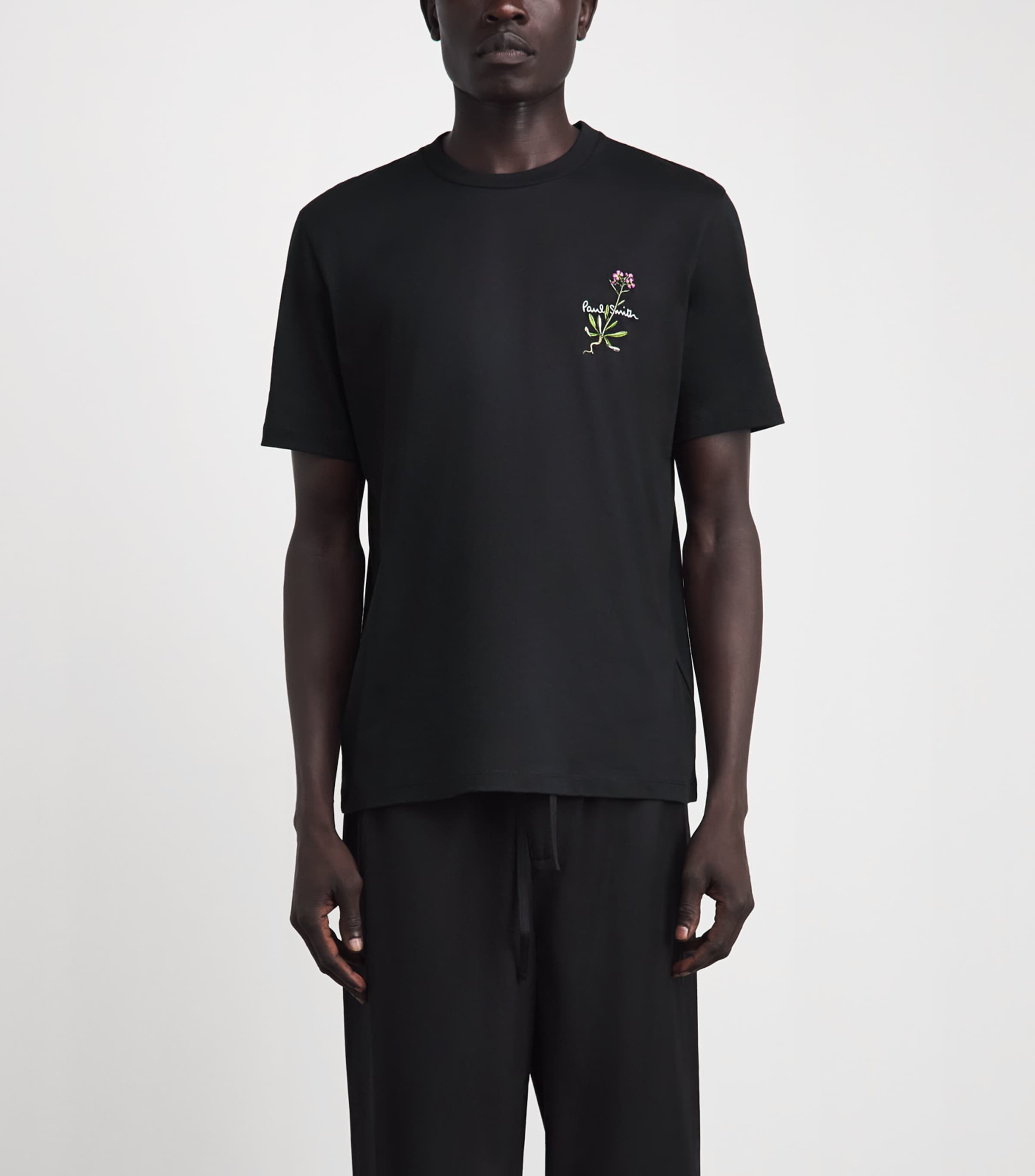 Paul Smith Mens Organic Cotton Embroidered T-Shirt Image 4