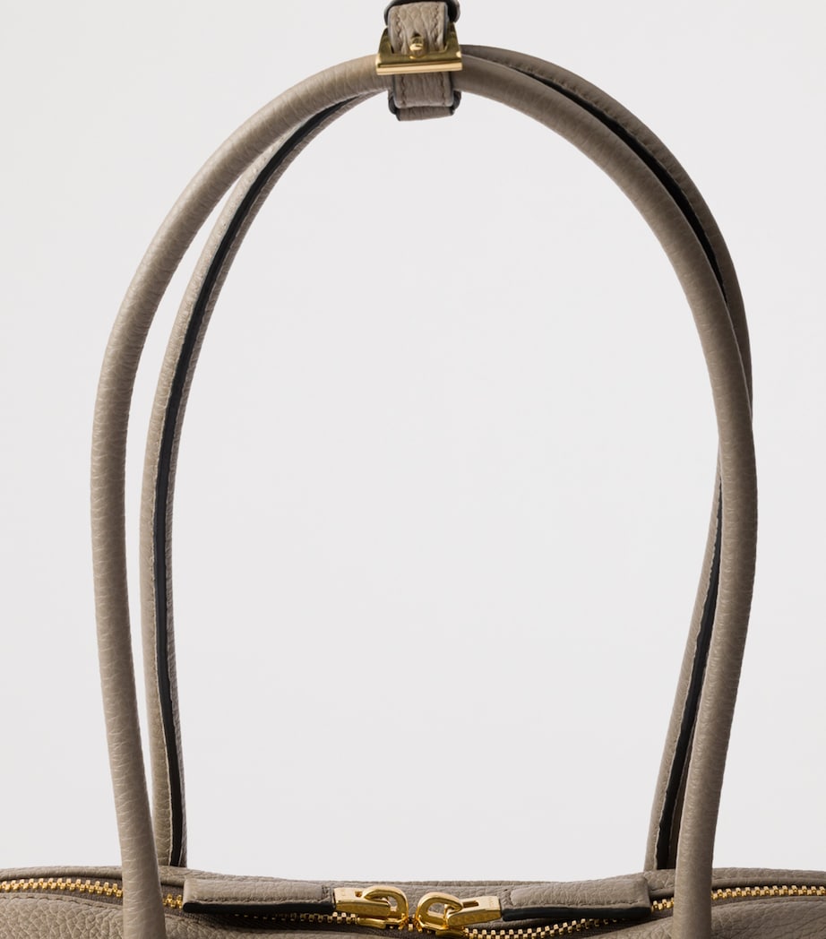 Medium Leather Top-Handle Bag F0JDS Image 5