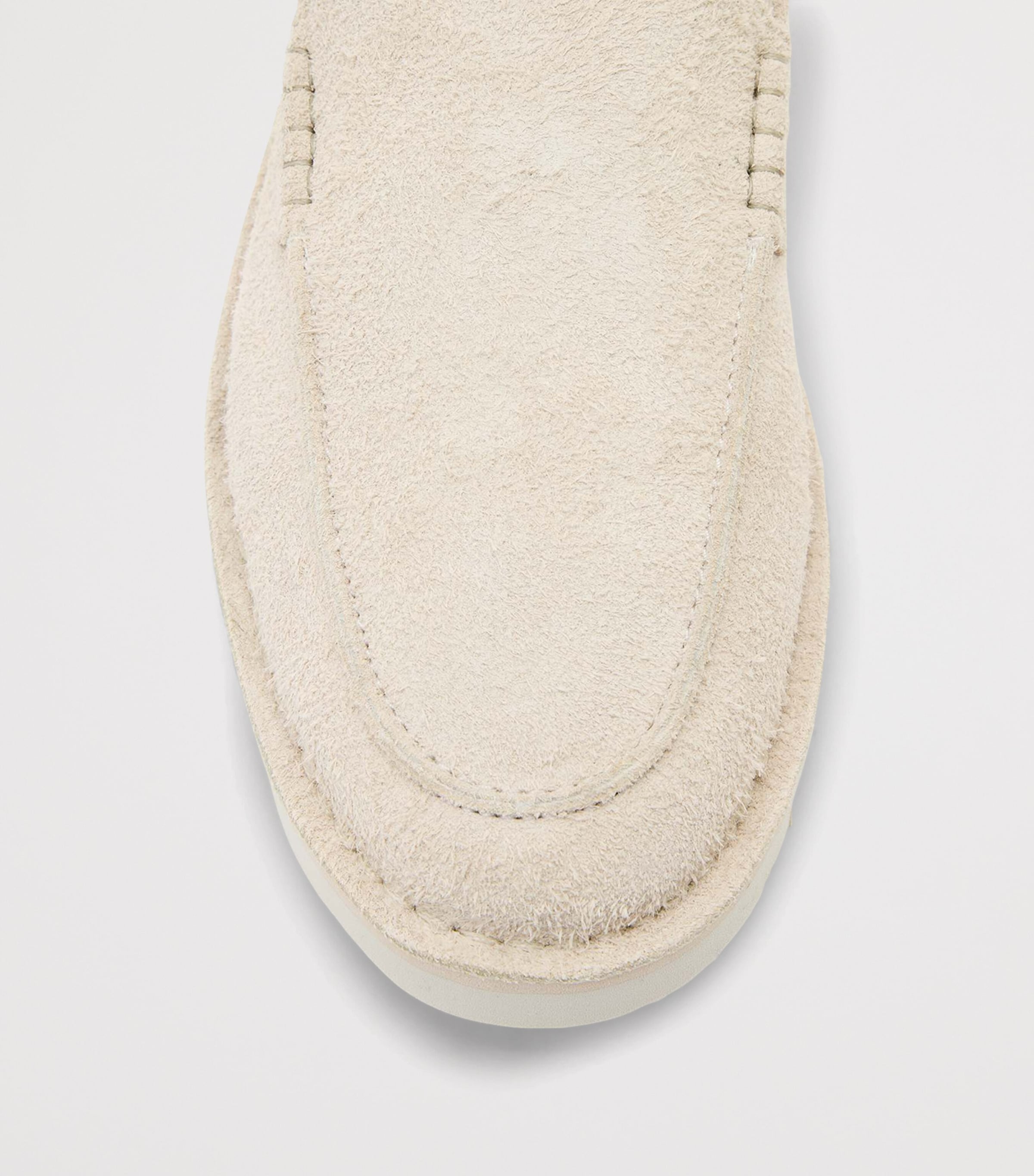 AllSaints Leather Six Loafers Chalk White Image 4
