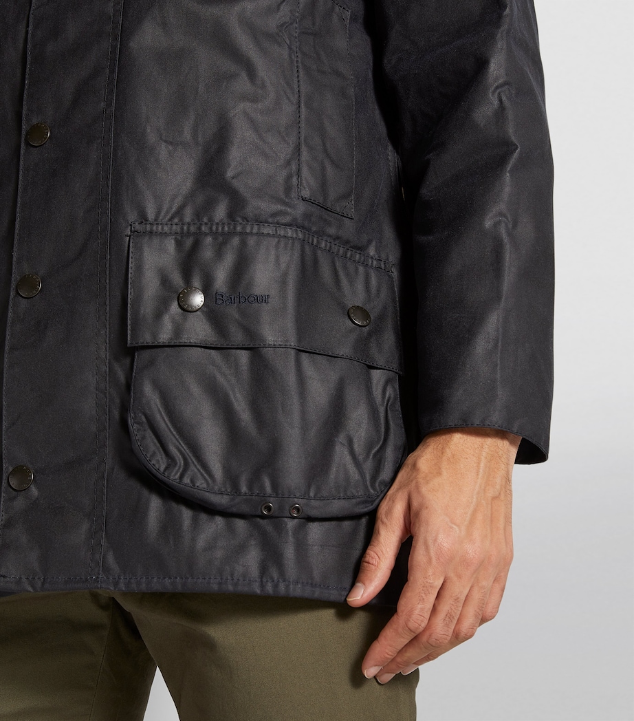 Waxed Beaufort Jacket NAVY Image 13