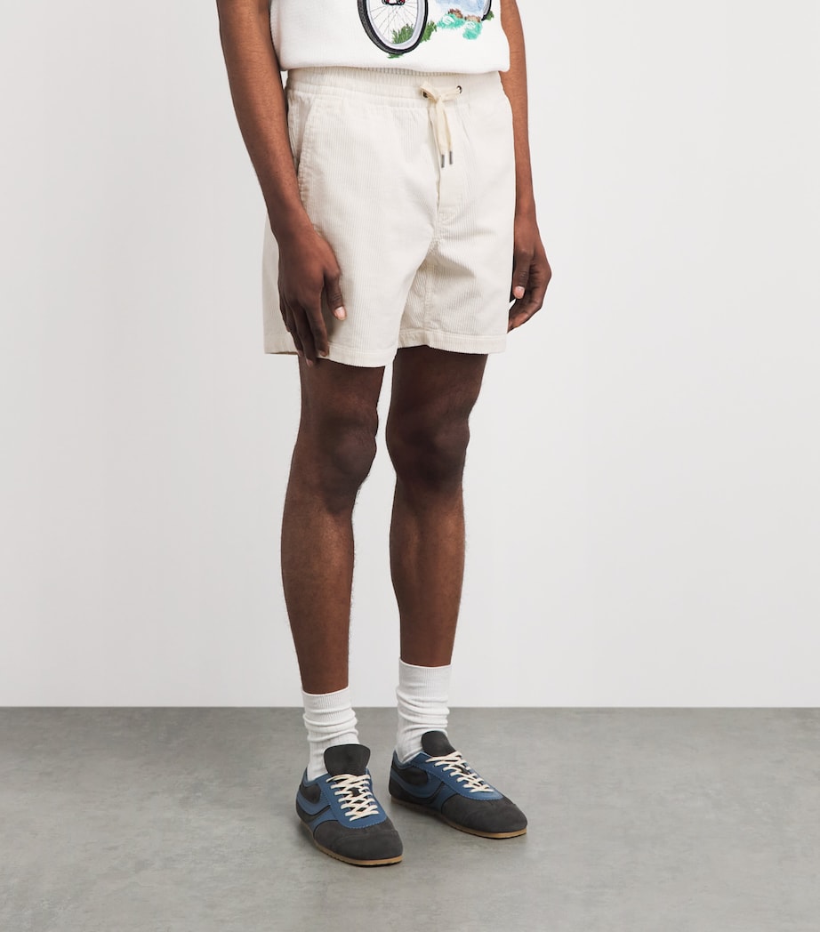 Polo Ralph Lauren Mens Cotton Corduroy Prepster Shorts Warm White Image 4