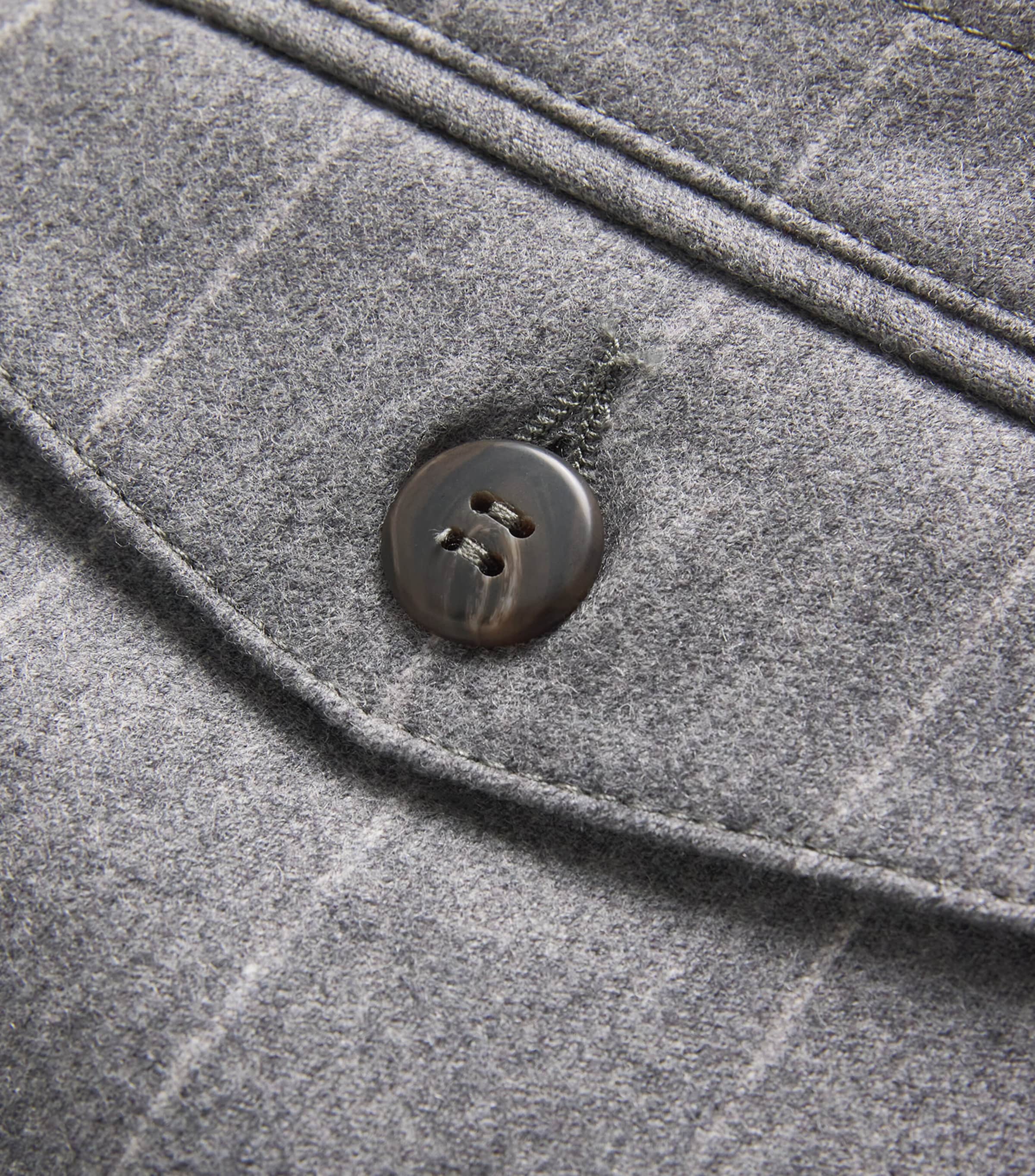 Pinstripe Tailored Trousers GRIGIO MEDIO MELANGE Image 5