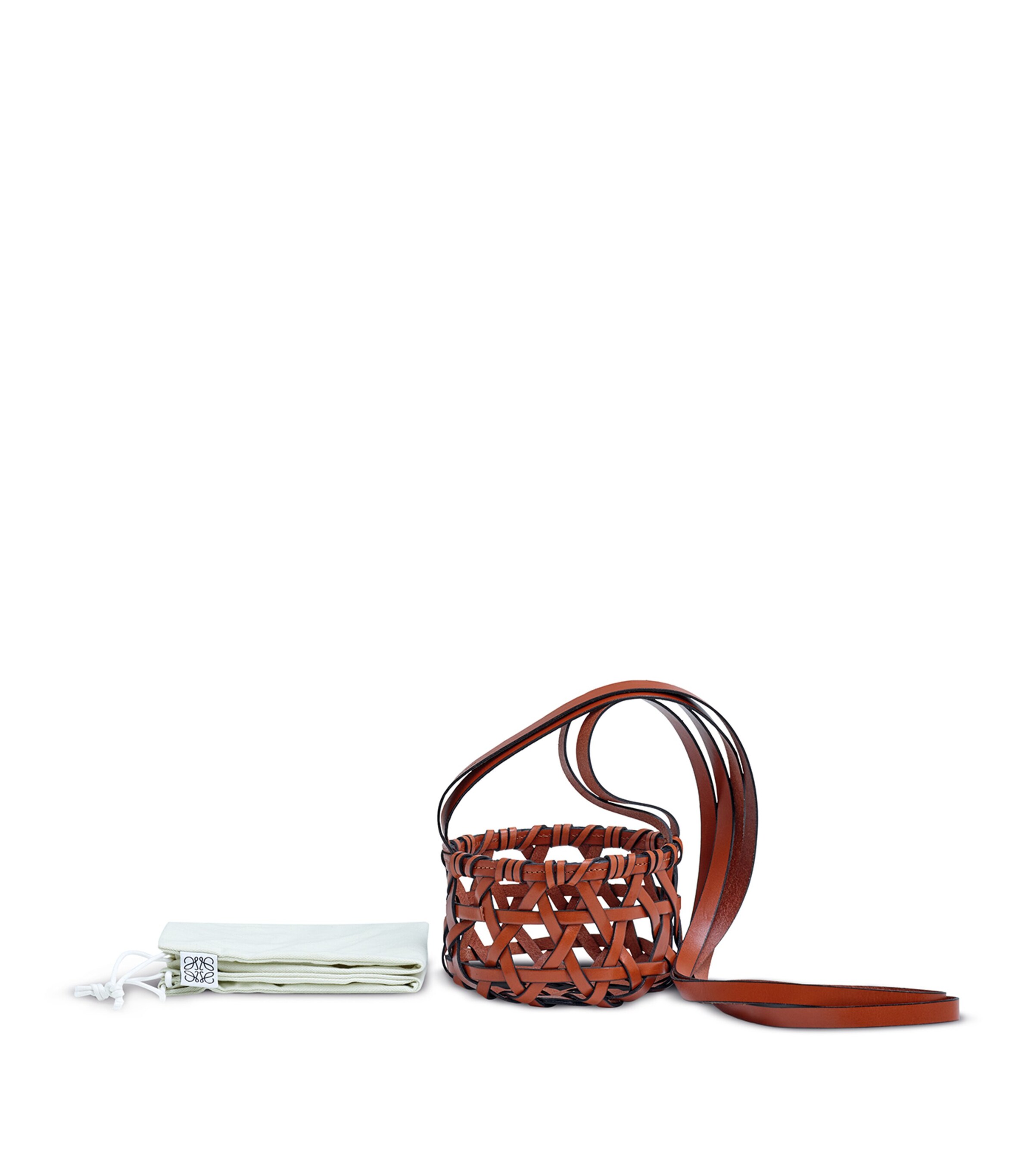 LOEWE Leather Candle Basket Image 7