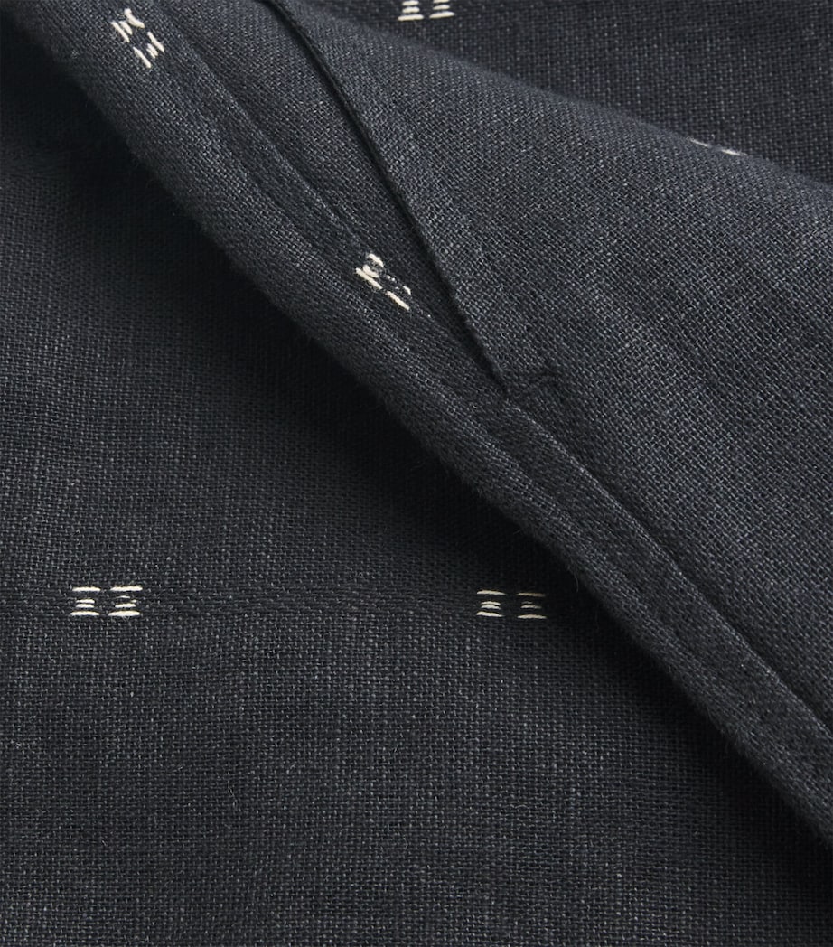 Cotton-Blend Embroidered Shorts BLKRM Image 5