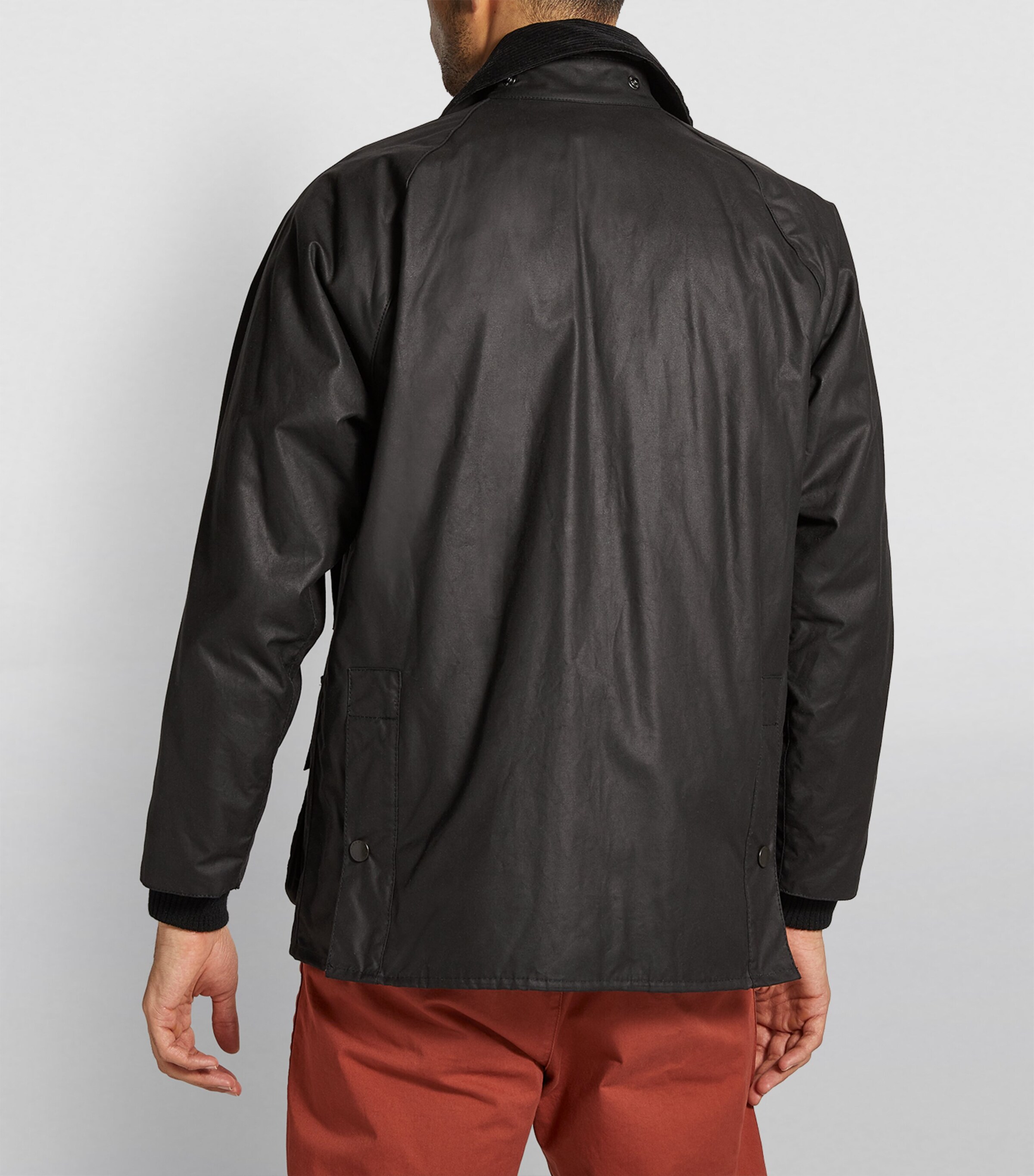 Waxed Bedale Jacket BLACK Image 10