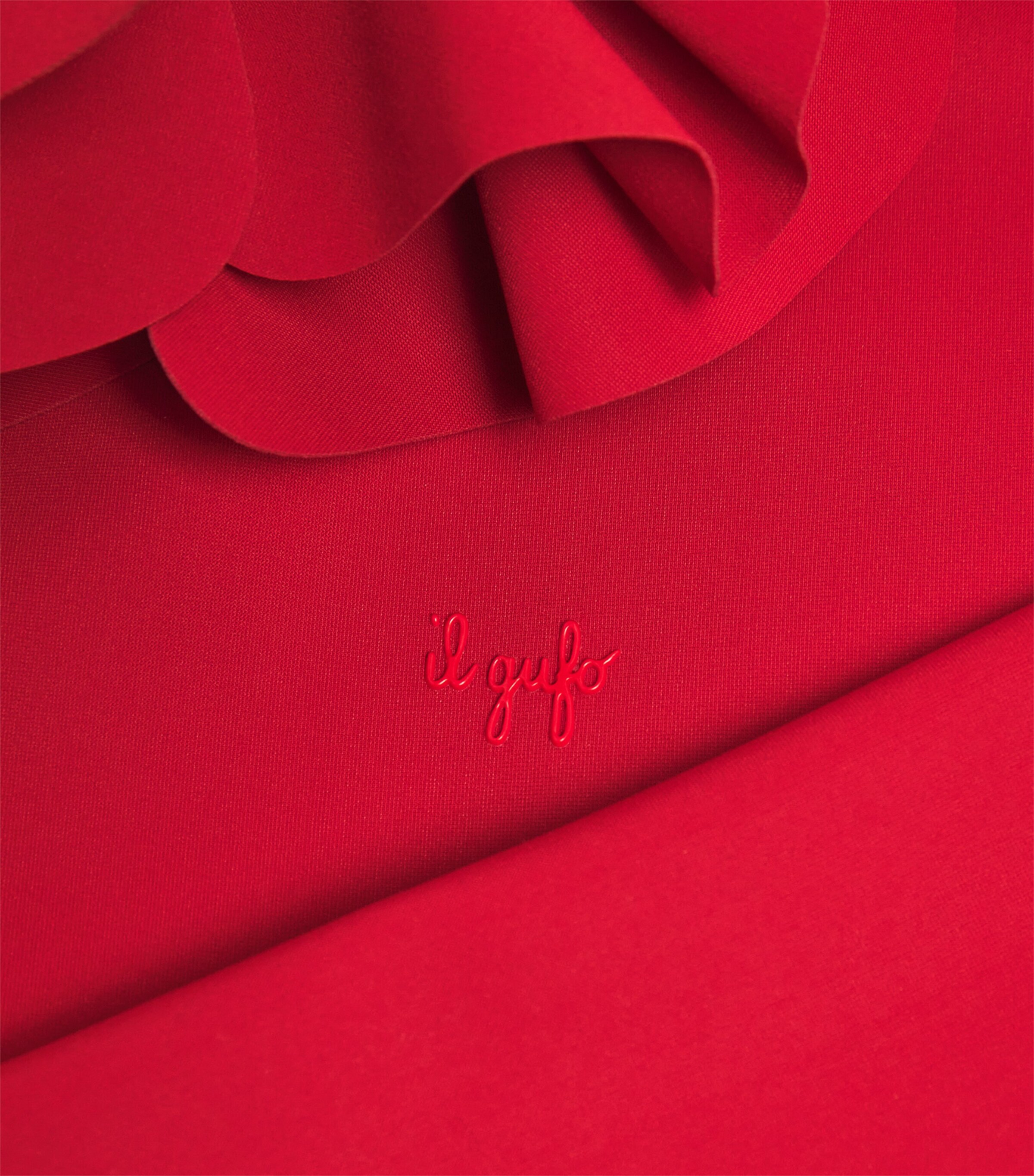 Ruffled-Collar Dress (2-14 Years) 377CHRISTMAS RED Image 3