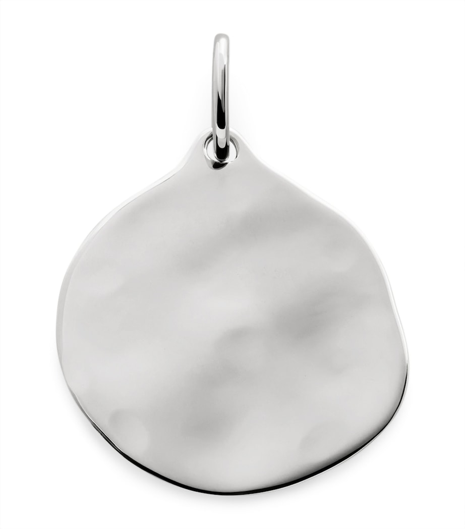 Monica Vinader Sterling Silver MV Siren Muse Round Pendant Sterling Silver Image 1
