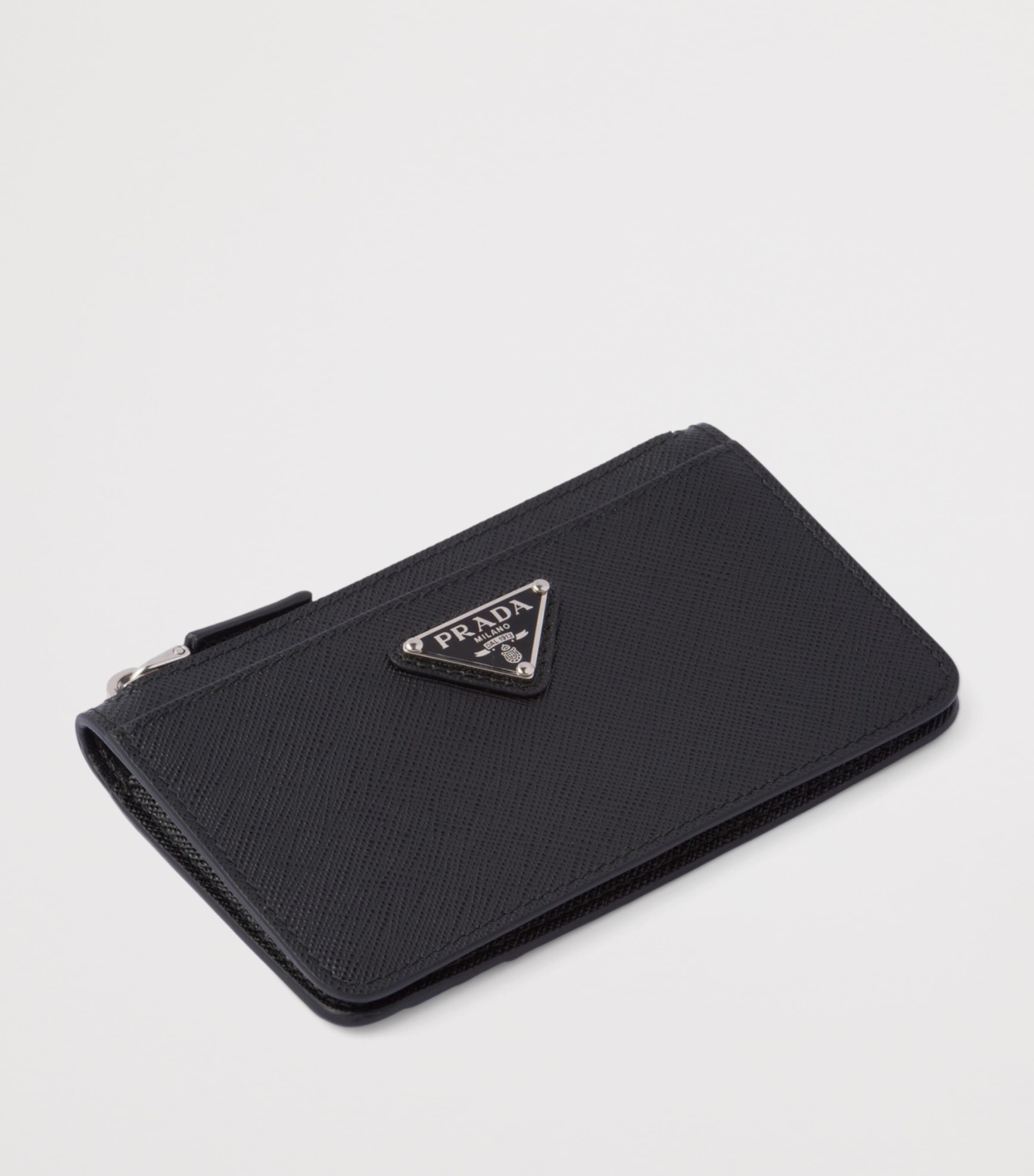 Saffiano Leather Zip Card Holder F0002 Image 2