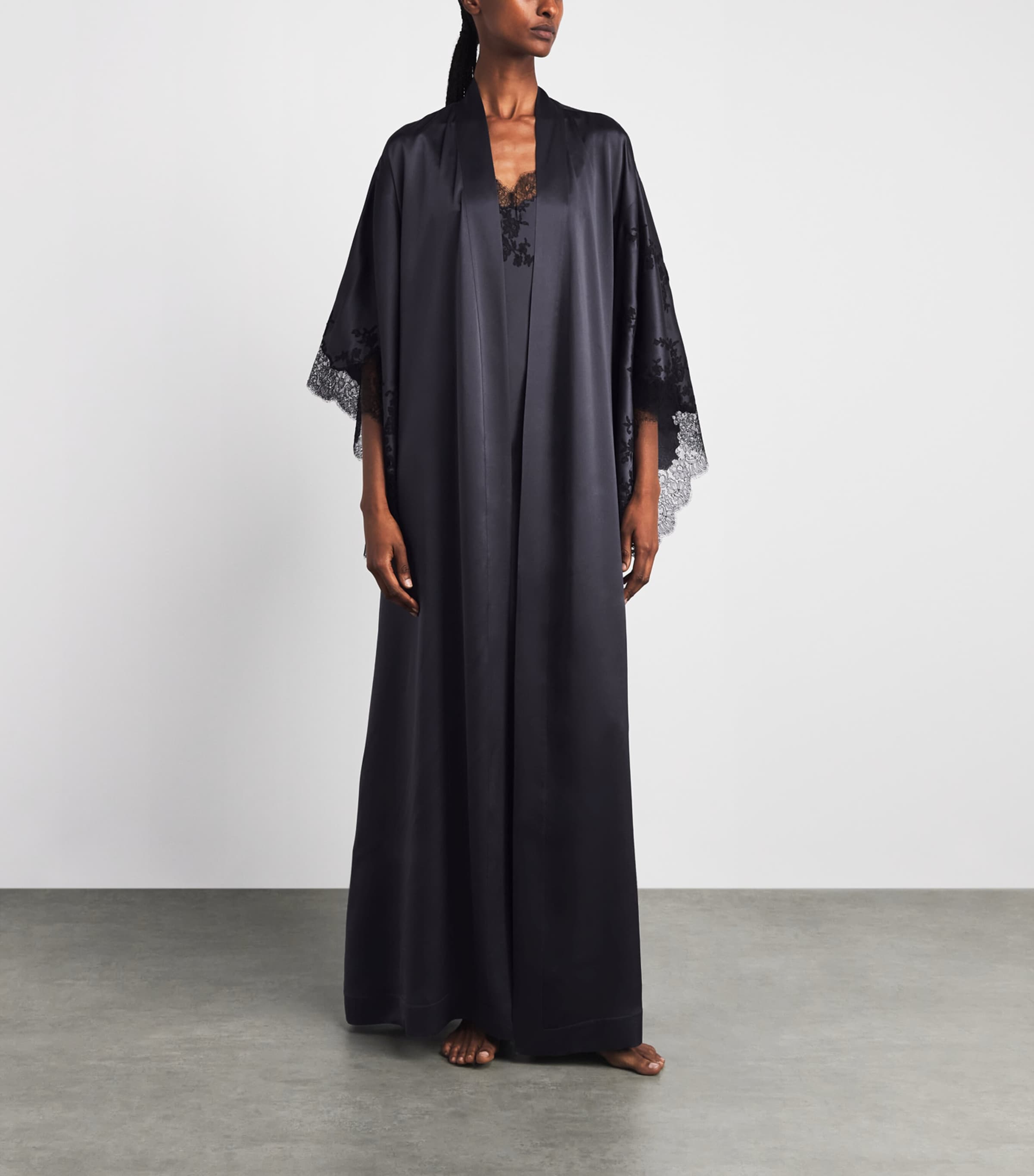 Carine Gilson Womens Silk Long Cérès Robe Noixdegalles Image 2