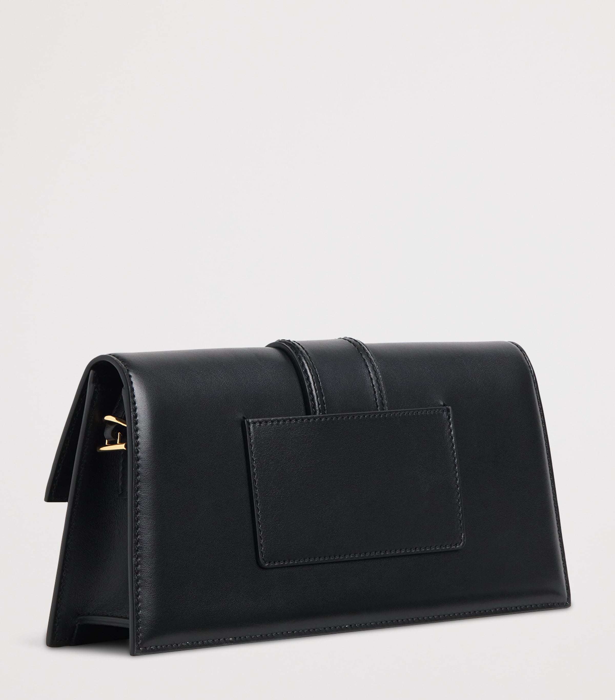 Jacquemus Leather Le Grand Bambino Top-Handle Bag Black Image 3