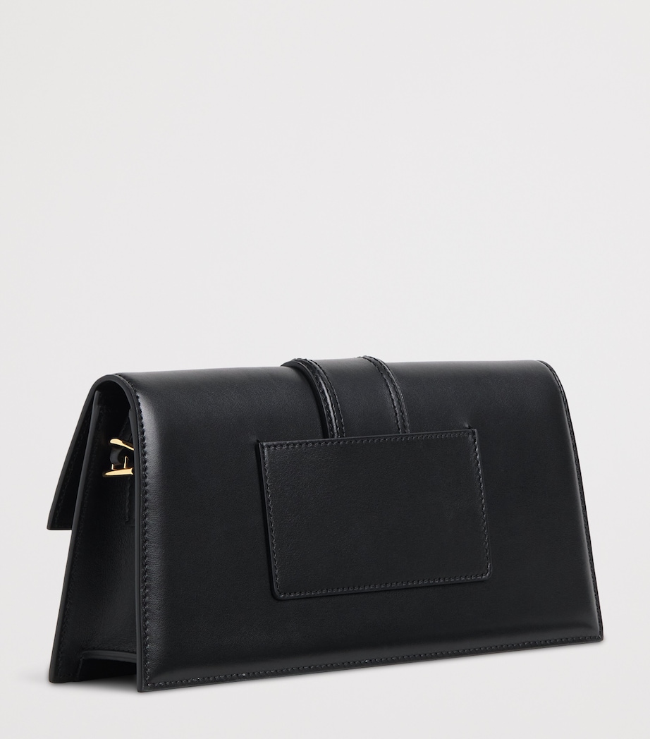 Jacquemus Leather Le Grand Bambino Top-Handle Bag Black Image 3