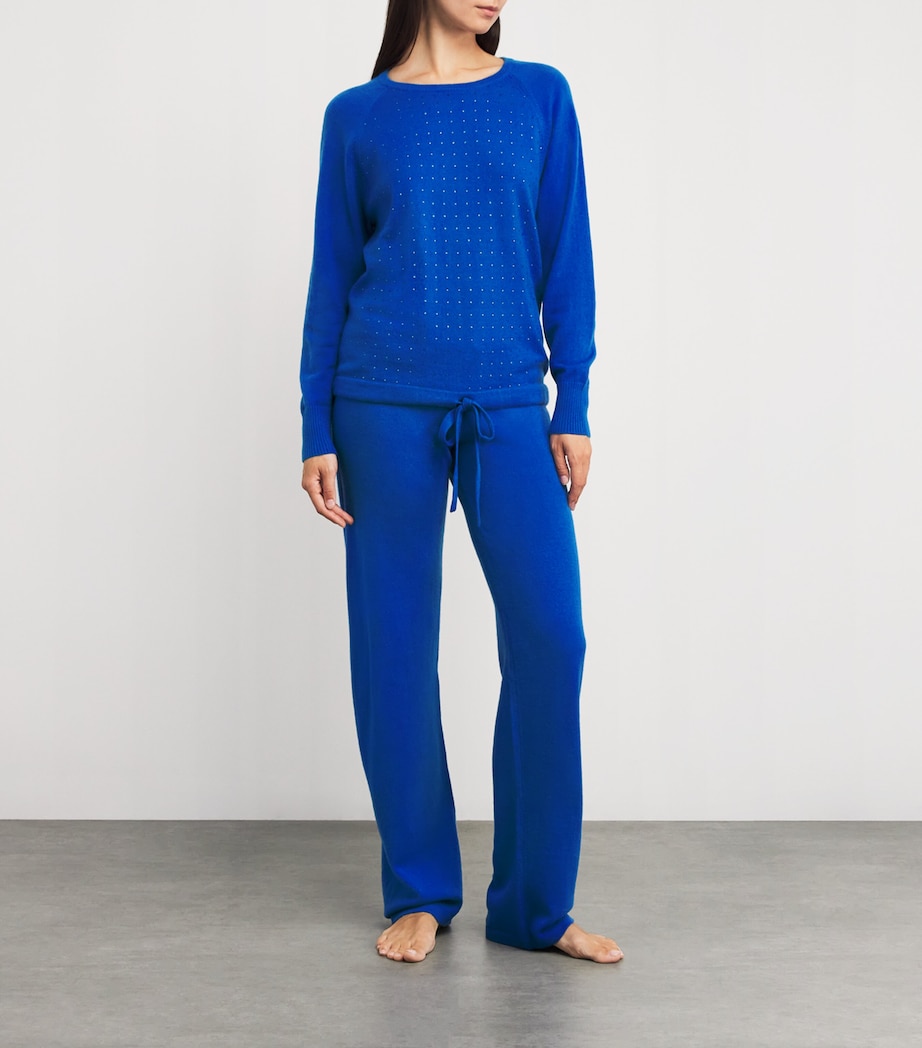 Cashmere Swarovski Crystal-Embellished Trousers 001 BB BERMUDA B Image 2