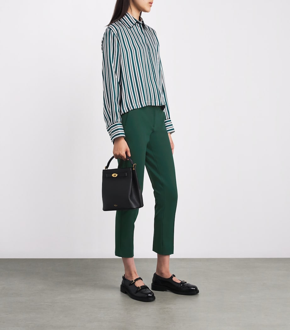 Tapered Trousers DARK GREEN Image 2