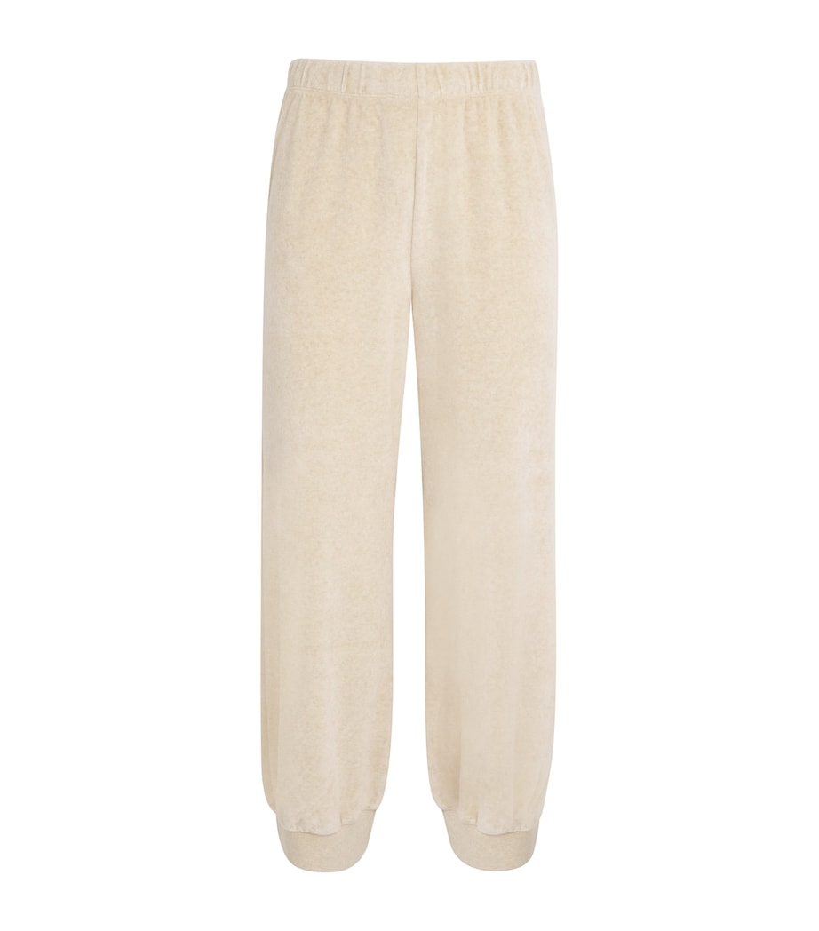 Cotton-Blend Harem Sweatpants OATMEAL HEATHER Image 1