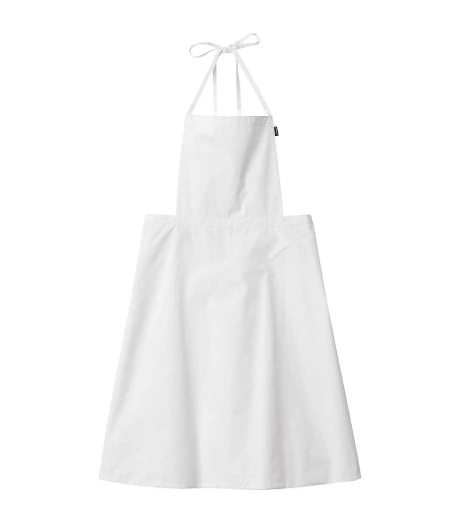 Miu Miu Womens Cotton Poplin Apron White Image 1