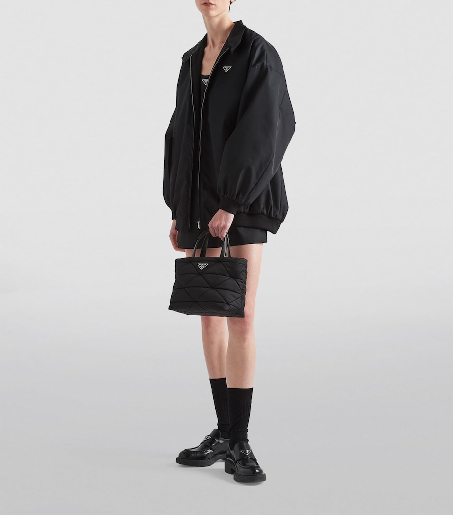 Prada Re-Nylon Quilted Tote Bag Image 6
