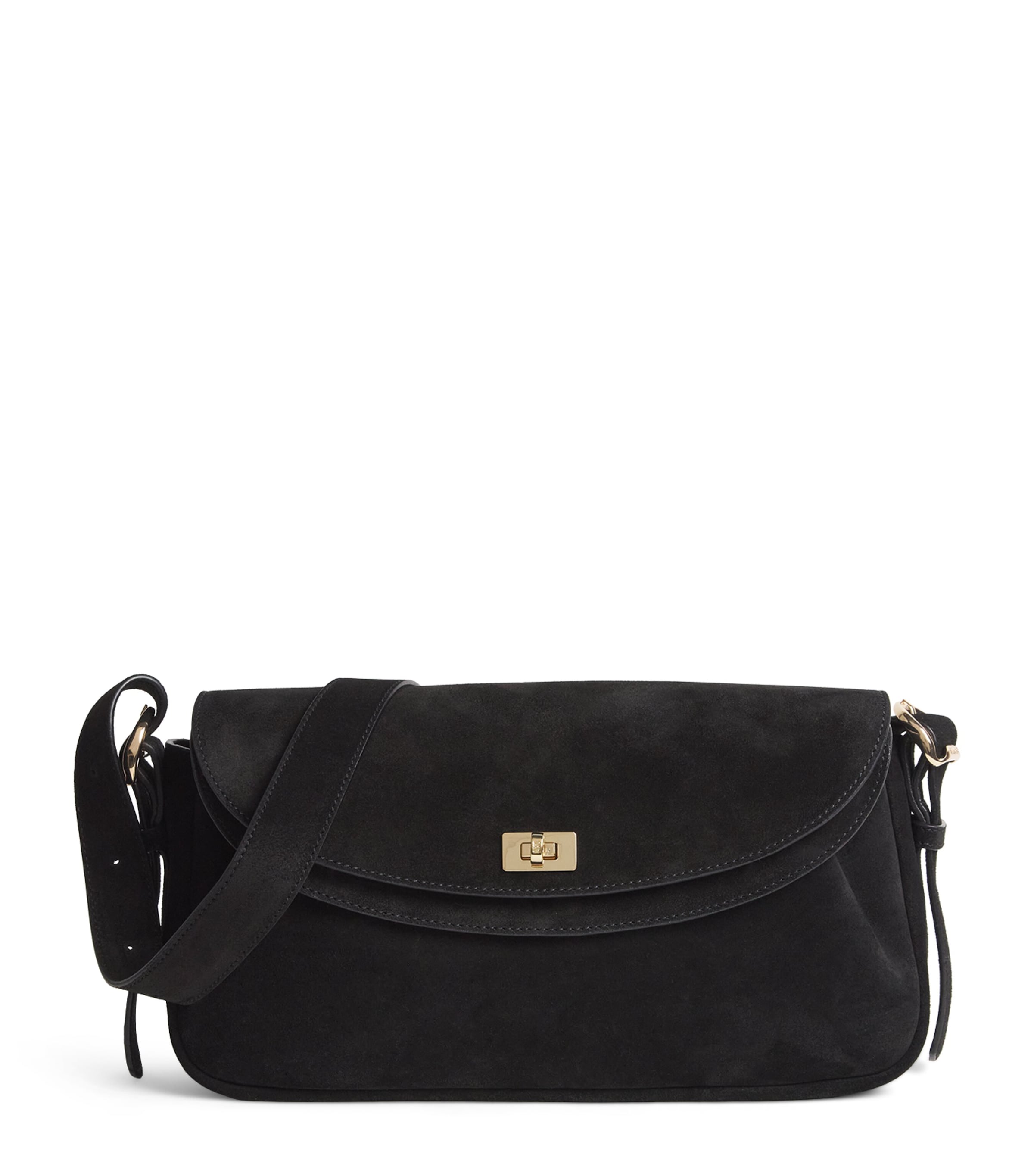 Suede Le Mambo Shoulder Bag BLACK Image 1