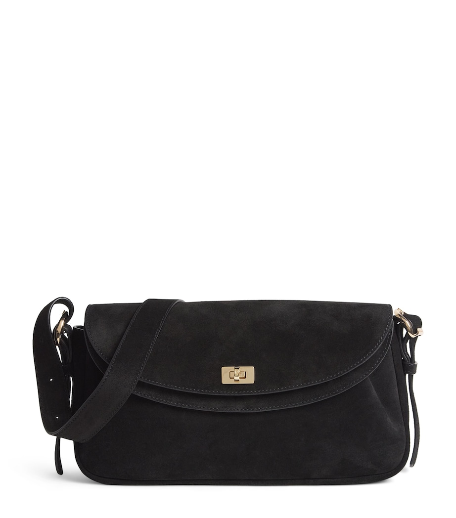 Suede Le Mambo Shoulder Bag BLACK Image 1