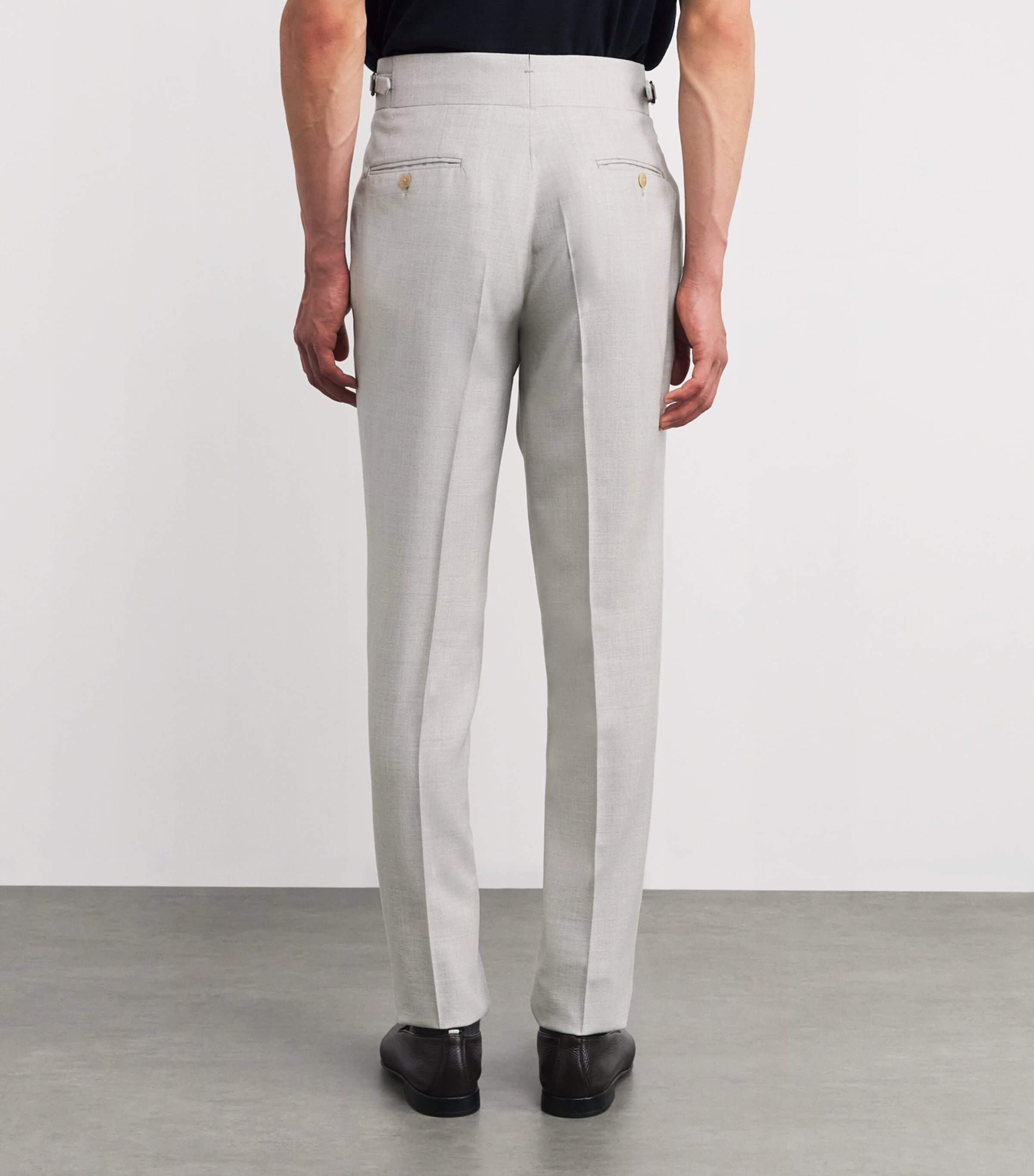 Wool-Silk-Linen Trousers 960 Image 4