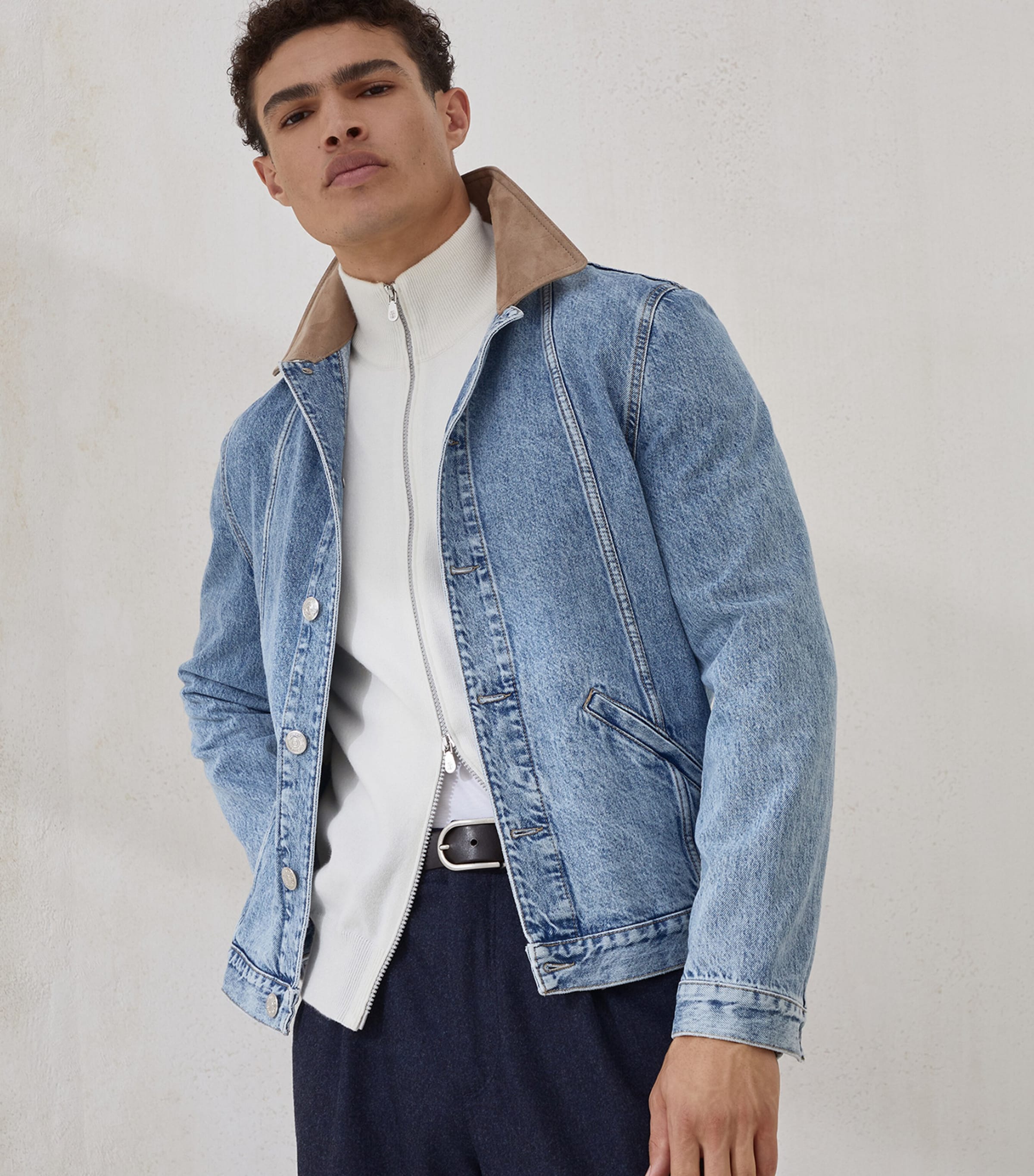 Cashmere Zip-Up Cardigan CO312 Image 5