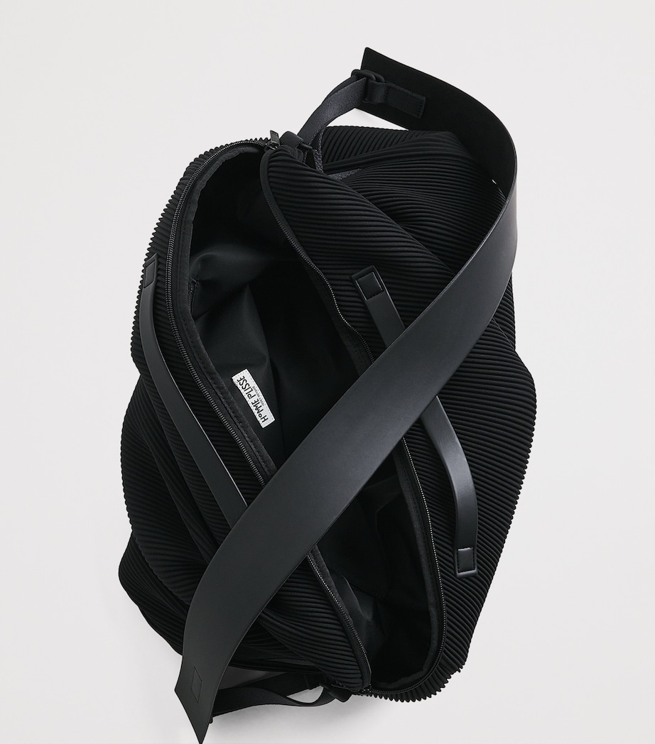 Pleated Duffle Bag 15-BLACK Image 5