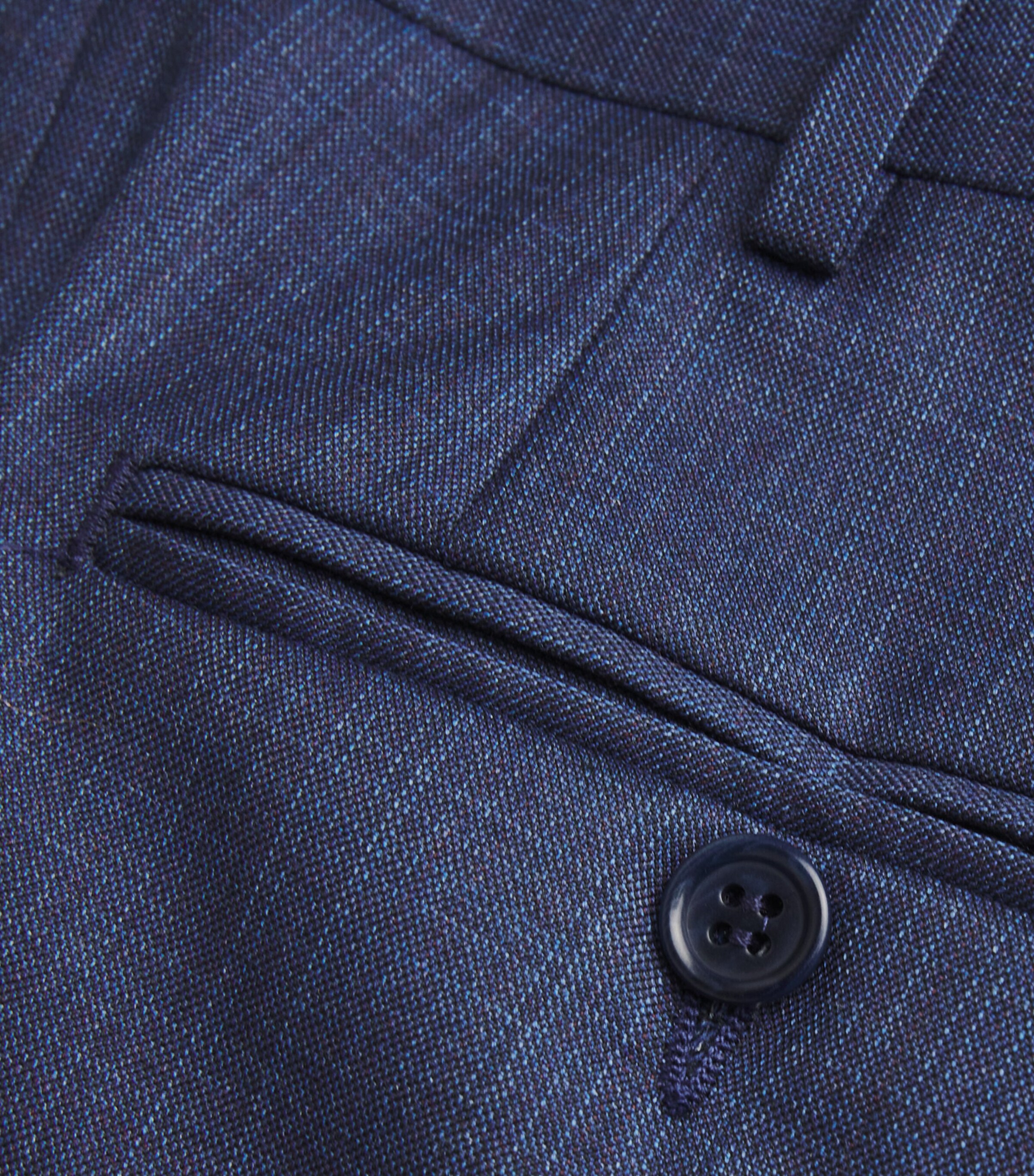 Canali Mens Wool Tailored Trousers Image 5
