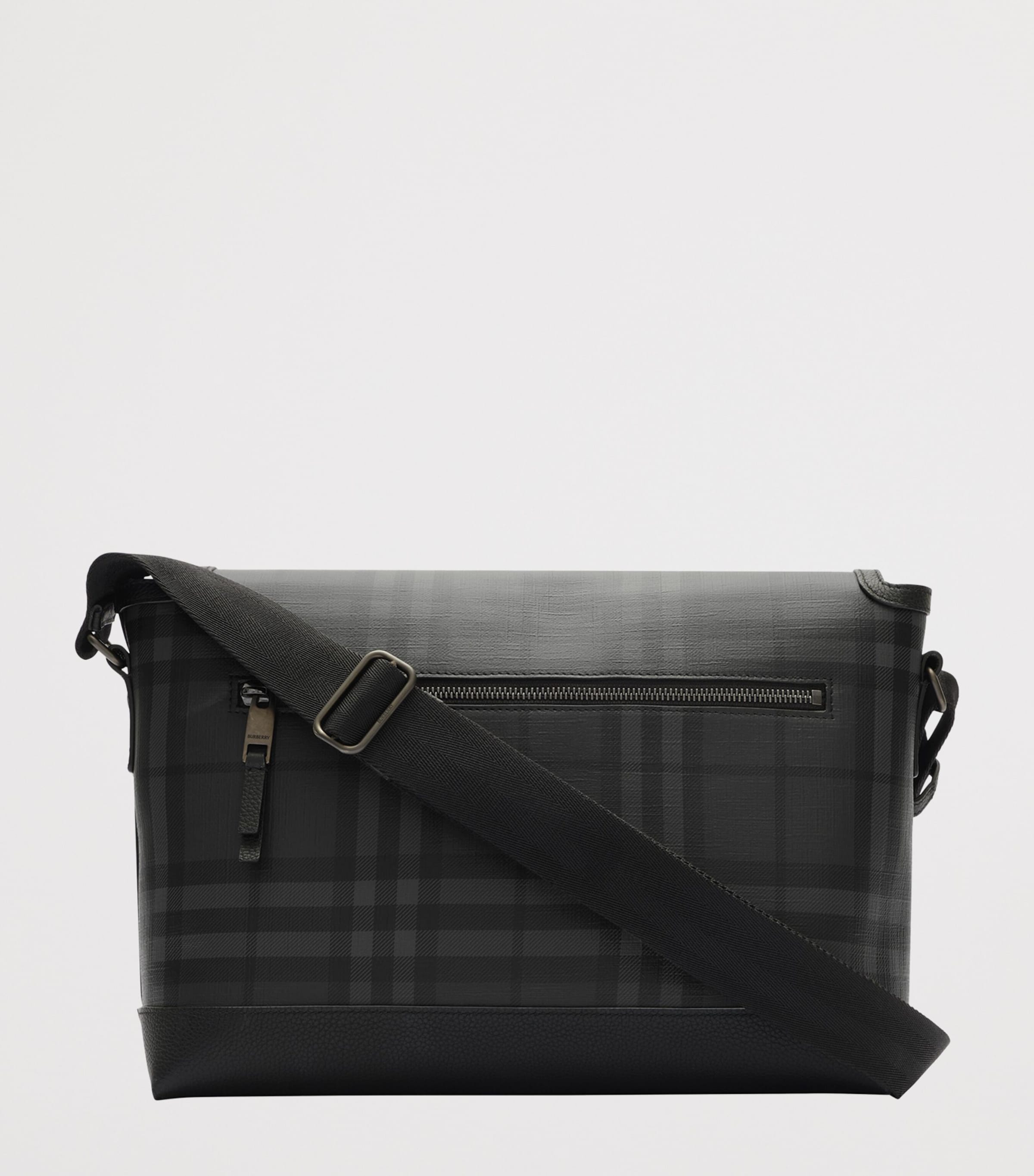 Burberry City Check Messenger Bag Iron Image 4
