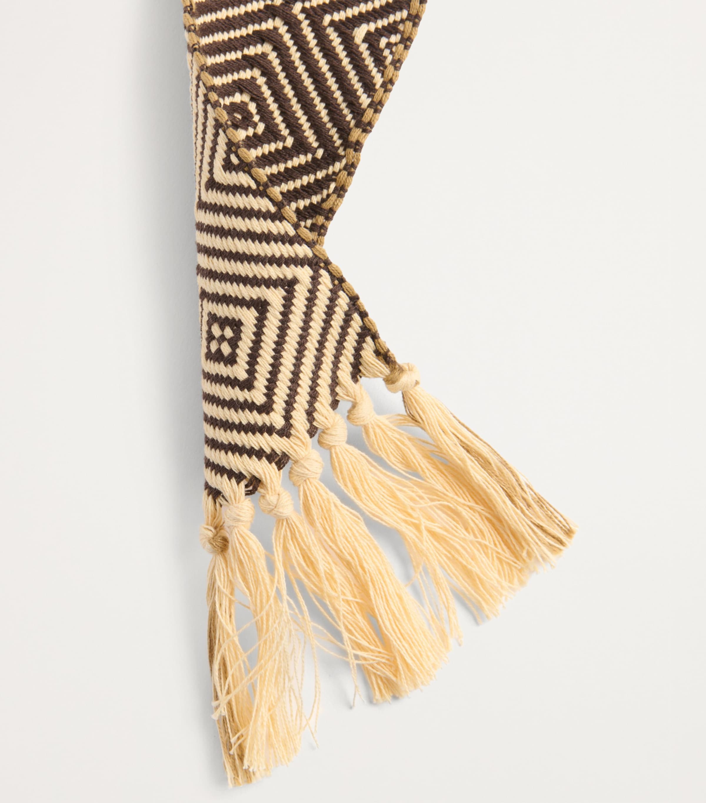 Cotton-Blend Jacquard Scarf N48 Image 2