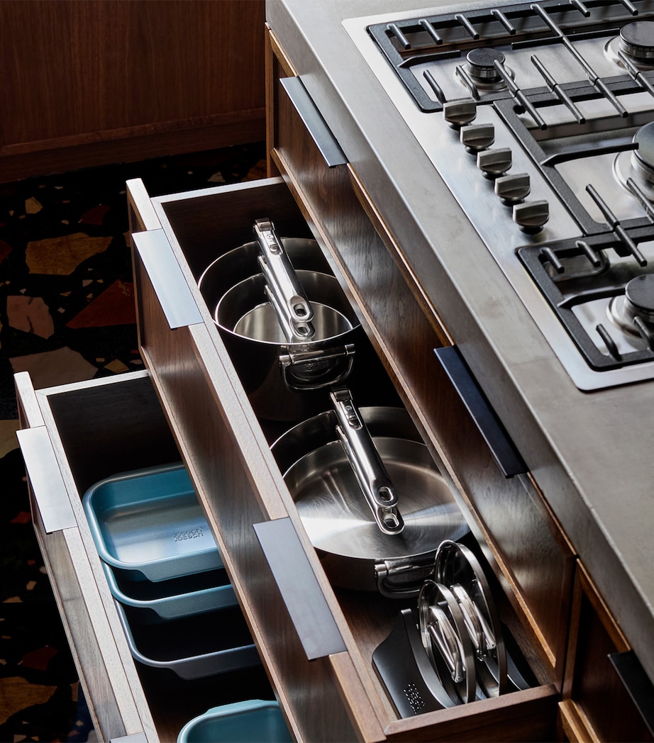 Space Non-Stick Folding-Handle Frying Pan (24cm) STAINLESS STEEL Image 4