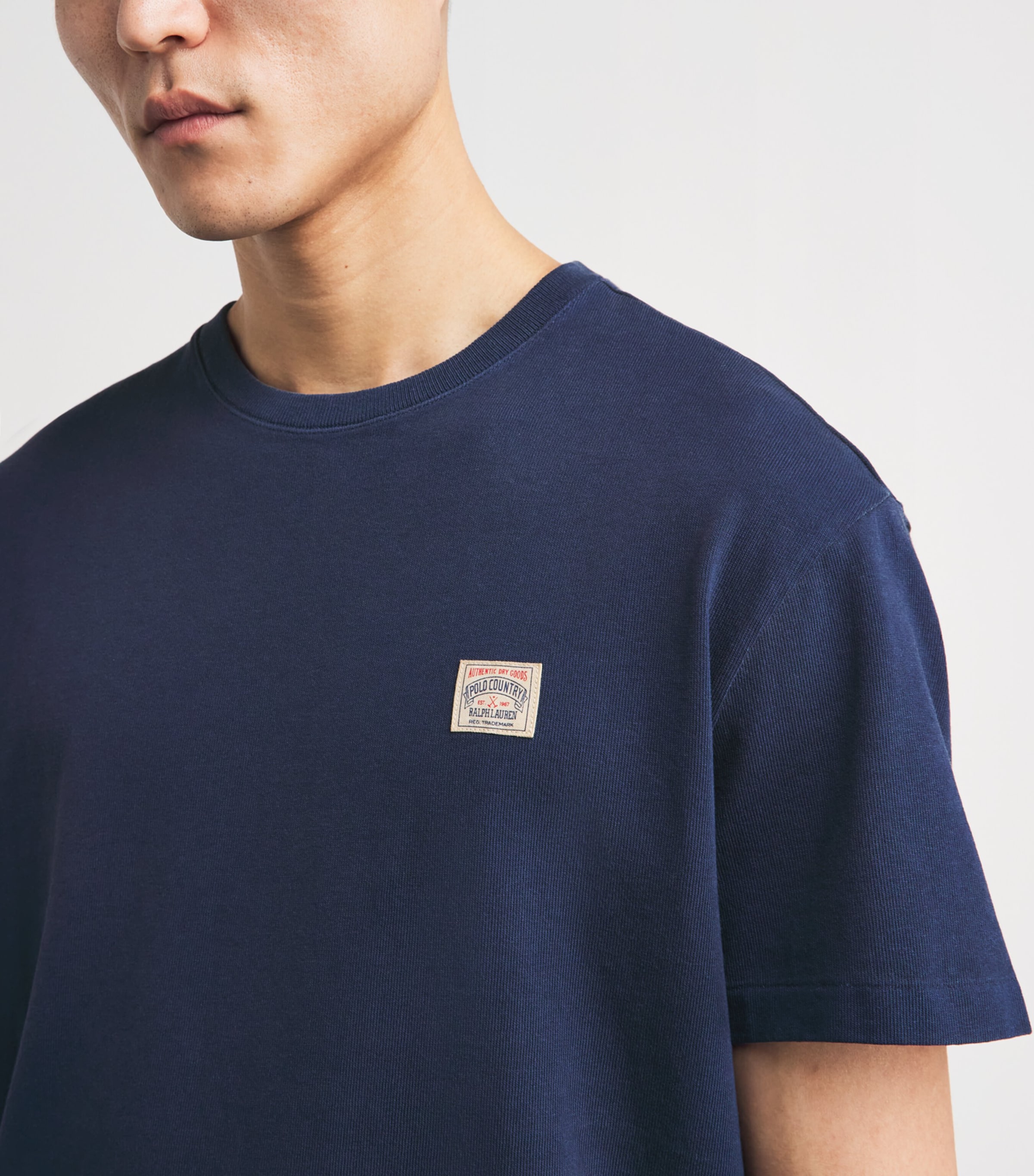 Polo Ralph Lauren Mens Country Patch T-Shirt Navy Image 3