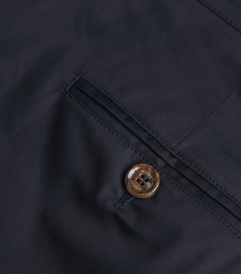 Cotton-Blend Alicudi Shorts U0498-BLU Image 5